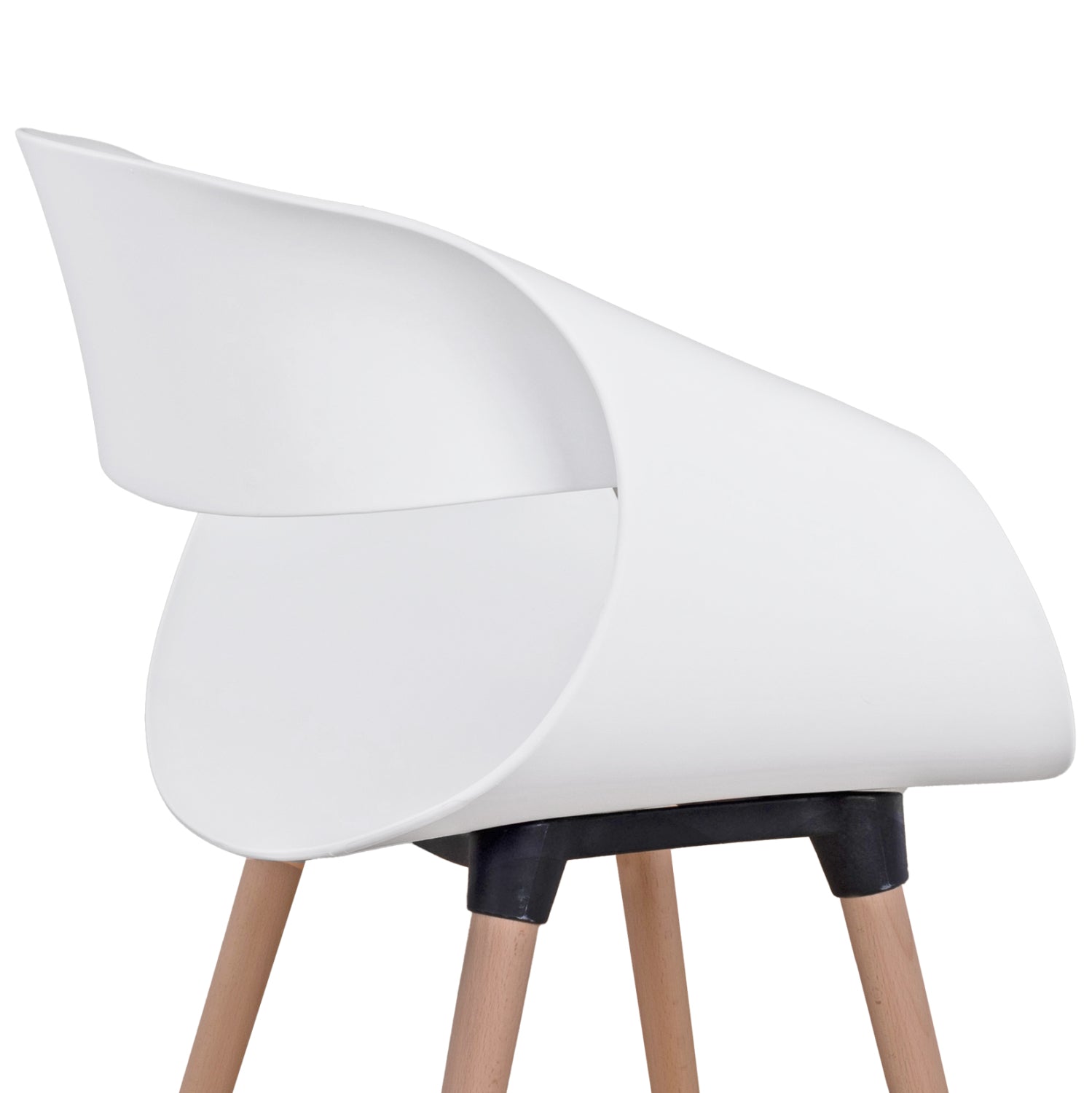 ΣΕΤ ΤΡΑΠΕΖΑΡΙΑΣ 5ΤΜΧ MAGGIE HM21186 MDF TOP & ΠΟΛΥΠΡΟΠΥΛΕΝΙΟ ΣΕ ΛΕΥΚΟ ΧΡΩΜΑ