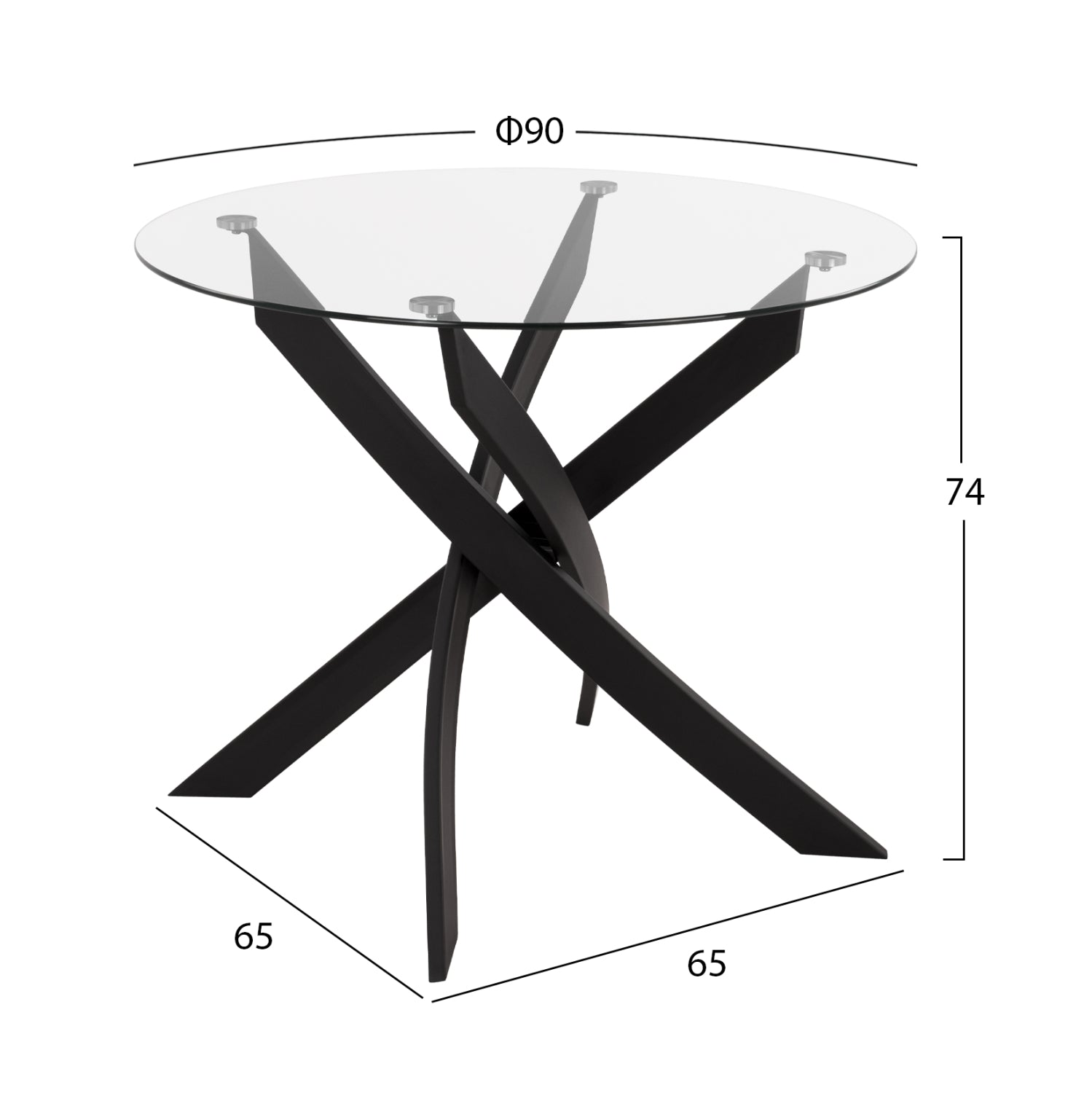 ΣΕΤ ΤΡΑΠΕΖΑΡΙΑΣ 5ΤΜΧ LADY HM21199.04 ΓΥΑΛΙ--ΜΕΤΑΛΛΟ & ΒΕΛΟΥΔΟ ΣΕ ΜΑΥΡΟ
