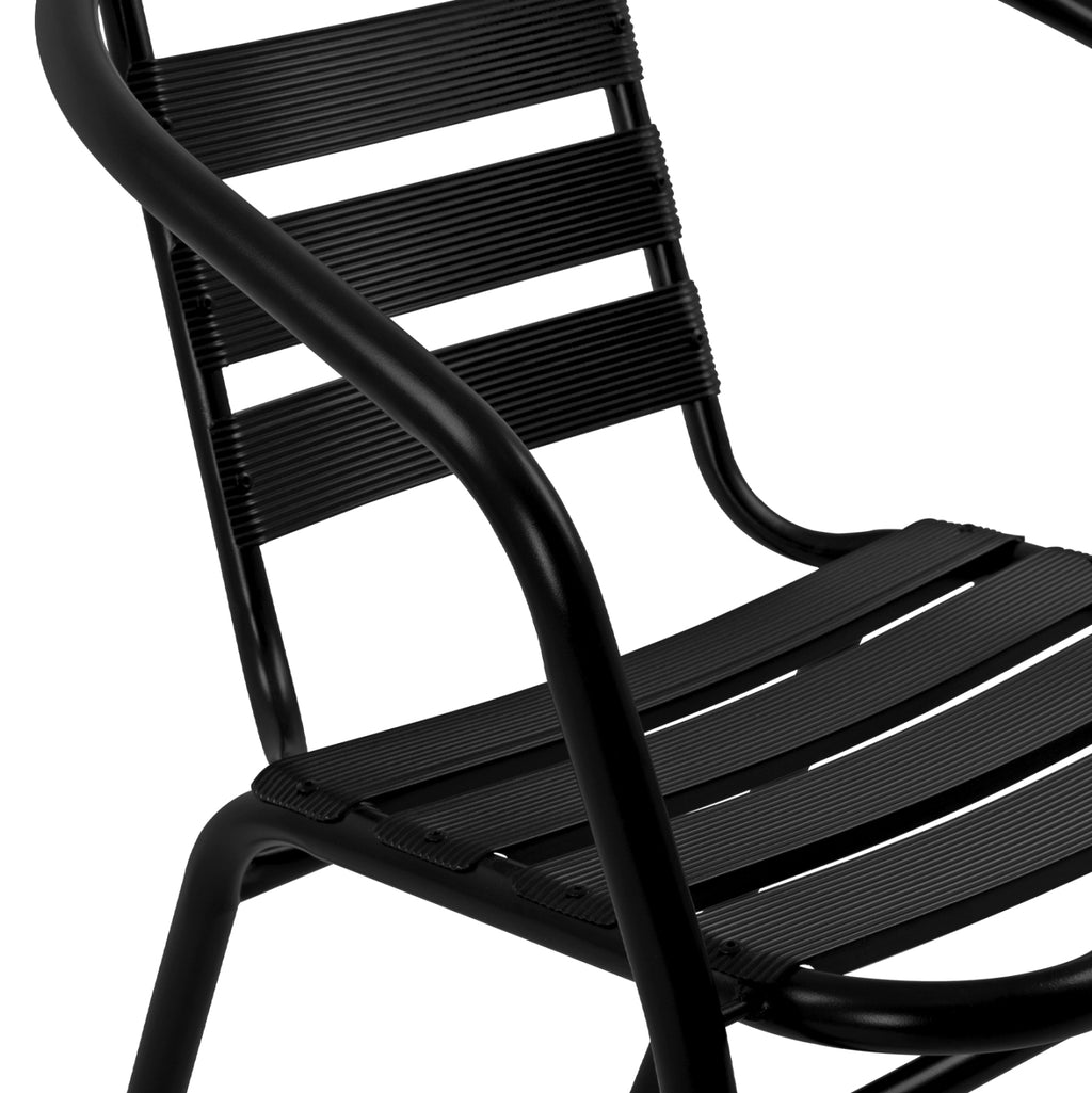 ΣΕΤ ΤΡΑΠΕΖΑΡΙΑΣ 5ΤΜΧ ADAM HM21220.03 ΚΑΡΕΚΛΕΣ ΜΕΤΑΛΛΙΚΕΣ & ΤΡΑΠΕΖΙ 110x60 ΜΑΥΡΟ