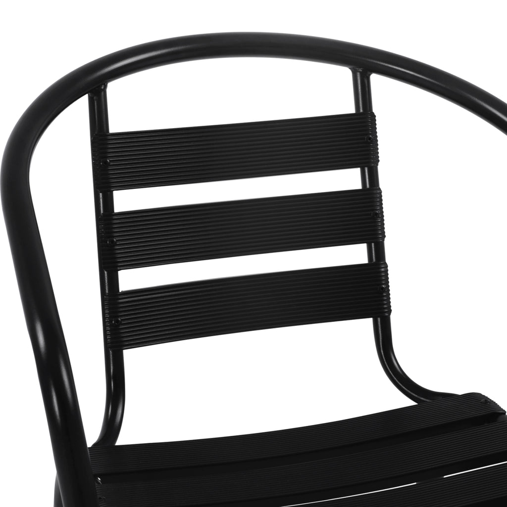 ΣΕΤ ΤΡΑΠΕΖΑΡΙΑΣ 5ΤΜΧ ADAM HM21220.03 ΚΑΡΕΚΛΕΣ ΜΕΤΑΛΛΙΚΕΣ & ΤΡΑΠΕΖΙ 110x60 ΜΑΥΡΟ