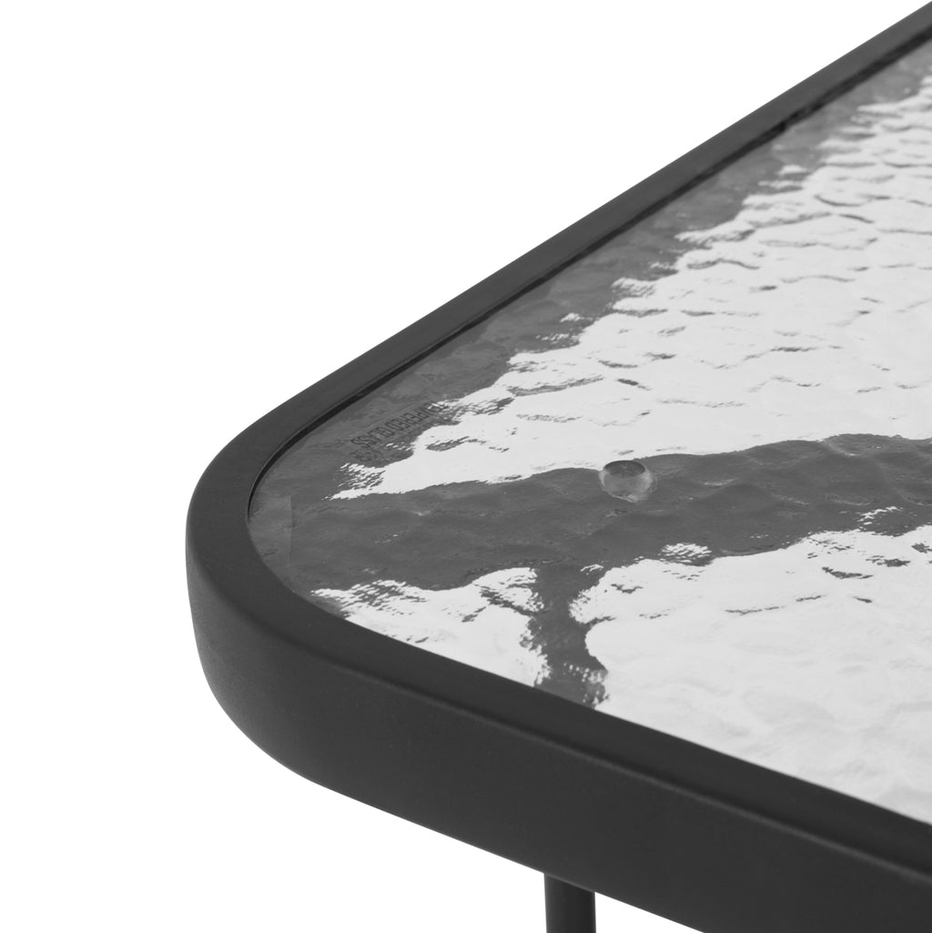 ΣΕΤ ΤΡΑΠΕΖΑΡΙΑΣ 5ΤΜΧ ADAM HM21220.03 ΚΑΡΕΚΛΕΣ ΜΕΤΑΛΛΙΚΕΣ & ΤΡΑΠΕΖΙ 110x60 ΜΑΥΡΟ