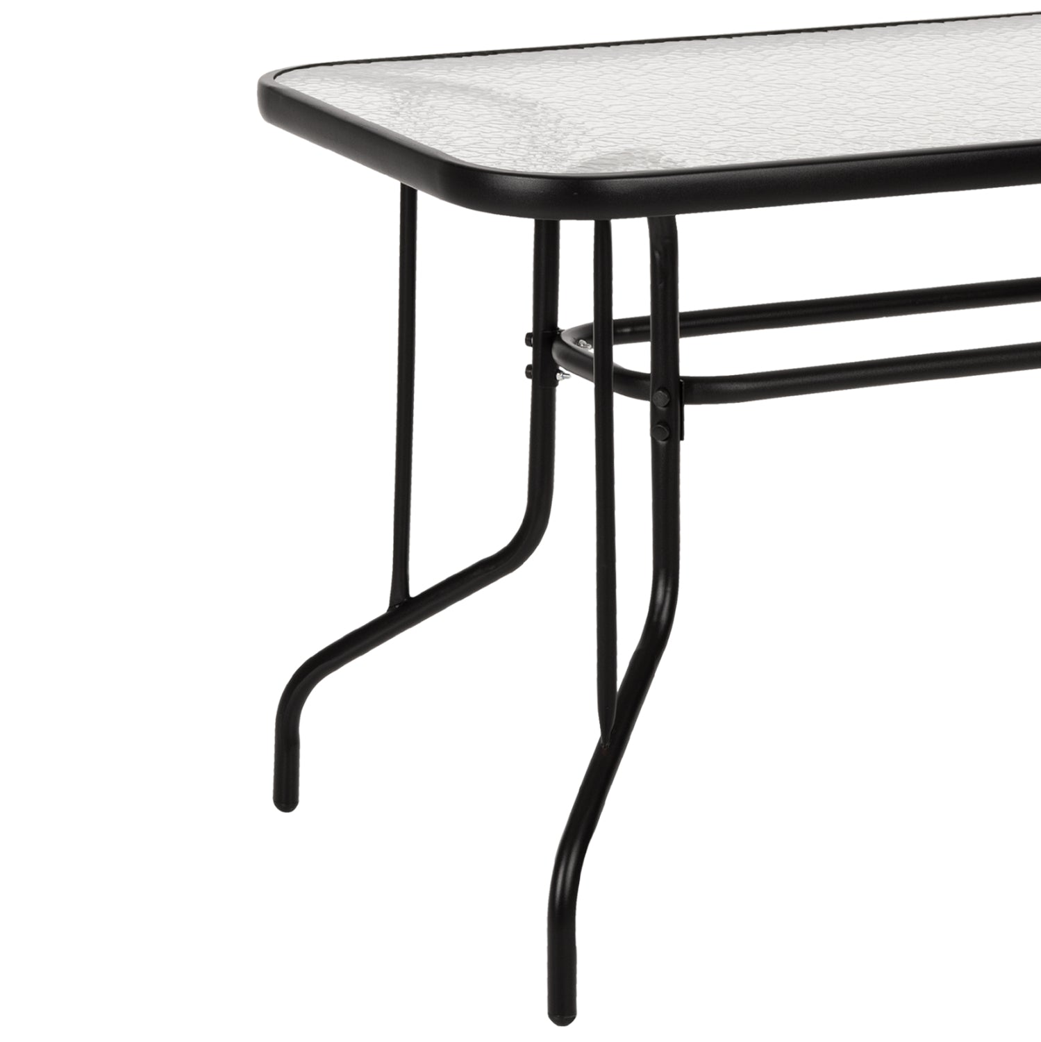 ΣΕΤ ΤΡΑΠΕΖΑΡΙΑΣ 5ΤΜΧ ADAM HM21220.03 ΚΑΡΕΚΛΕΣ ΜΕΤΑΛΛΙΚΕΣ & ΤΡΑΠΕΖΙ 110x60 ΜΑΥΡΟ