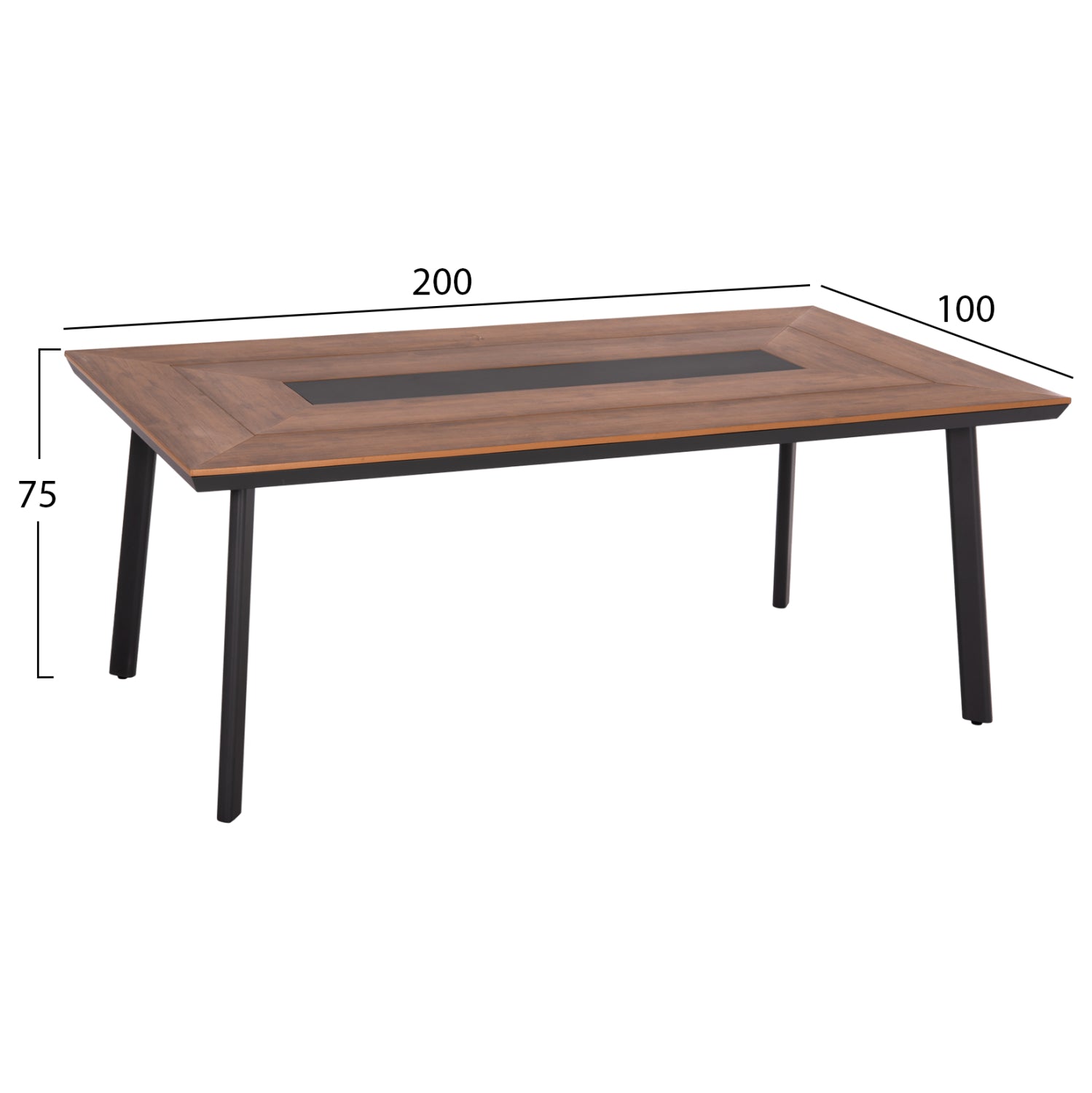 ΣΕΤ ΤΡΑΠΕΖΑΡΙΑΣ 7ΤΜΧ SAGA HM10814 ΑΛΟΥΜΙΝΙΟ ΣΕ ΓΚΡΙ--POLYWOOD