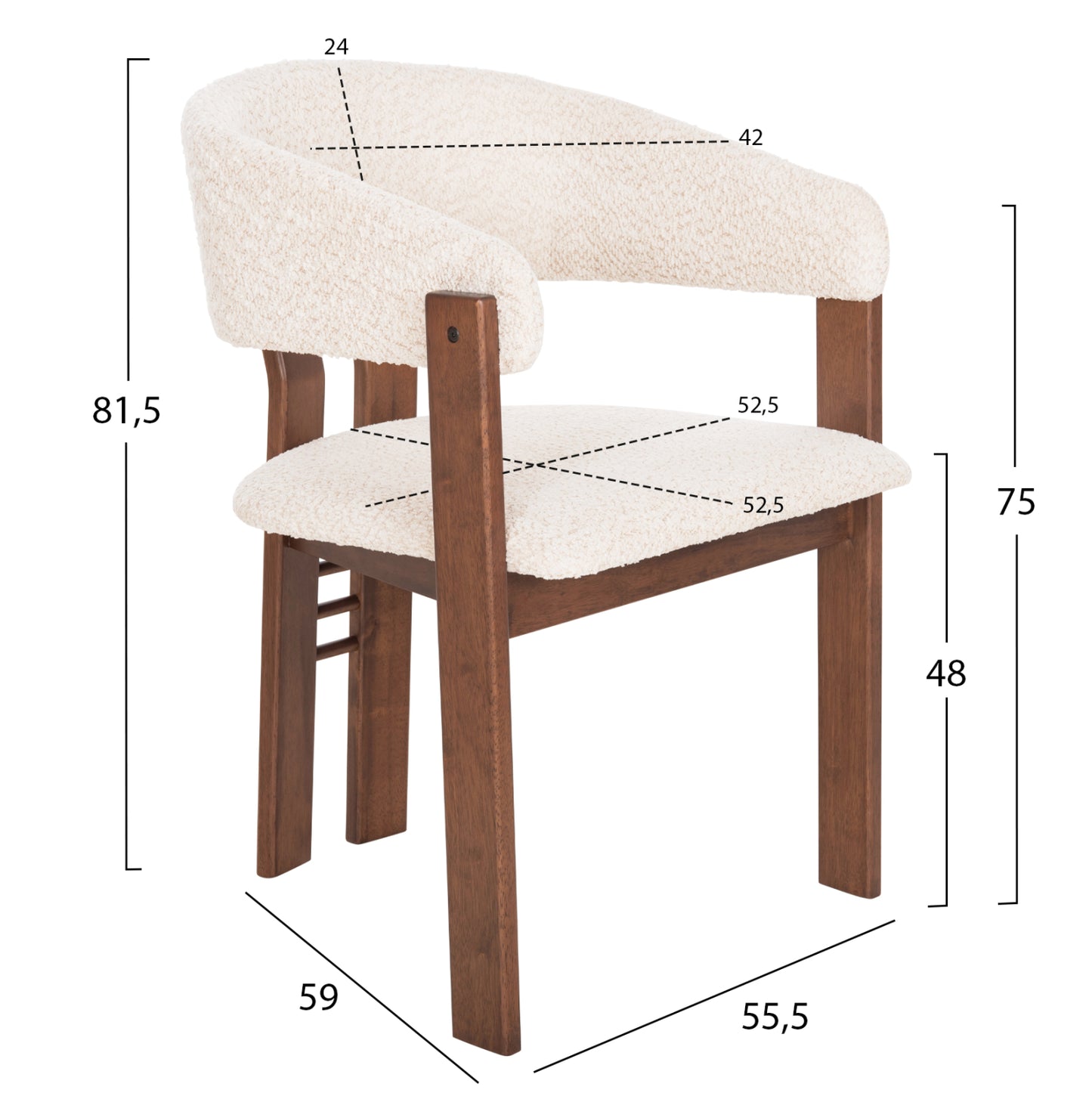 ΣΕΤ ΤΡΑΠΕΖΑΡΙΑΣ 7ΤΜΧ ZARRA HM21338.01 ΤΡΑΠΕΖΙ ΑΠΟ MDF--ΚΑΡΕΚΛΕΣ ΜΕ ΜΠΟΥΚΛΕ ΥΦΑΣΜΑ