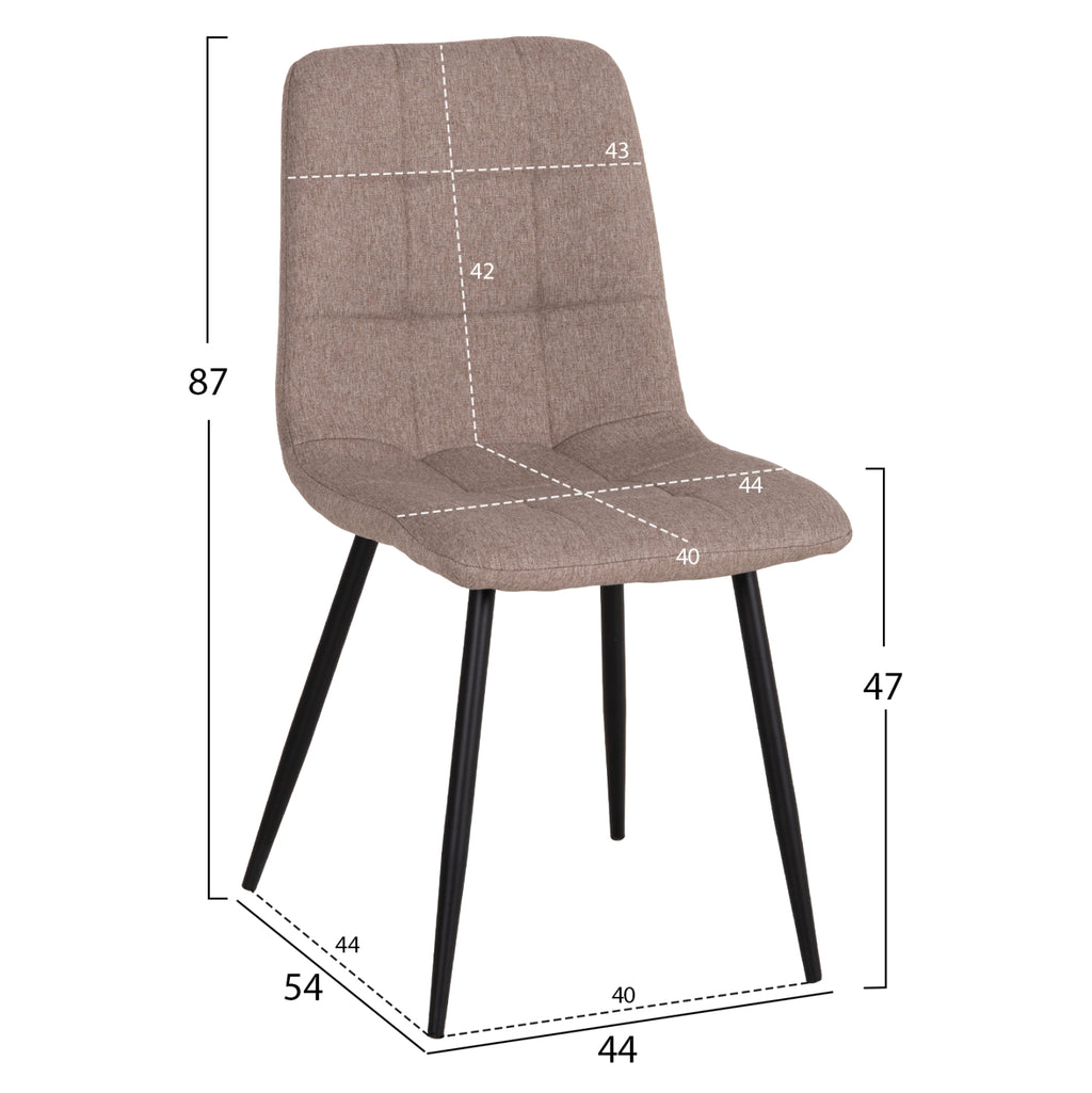 ΣΕΤ ΤΡΑΠΕΖΑΡΙΑΣ 7ΤΜΧ VIGOR HM21355 ΤΡΑΠΕΖΙ 180x90εκ ΜΕ 6 ΚΑΡΕΚΛΕΣ