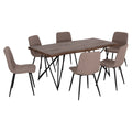 ΣΕΤ ΤΡΑΠΕΖΑΡΙΑΣ 7ΤΜΧ VIGOR HM21355 ΤΡΑΠΕΖΙ 180x90εκ ΜΕ 6 ΚΑΡΕΚΛΕΣ