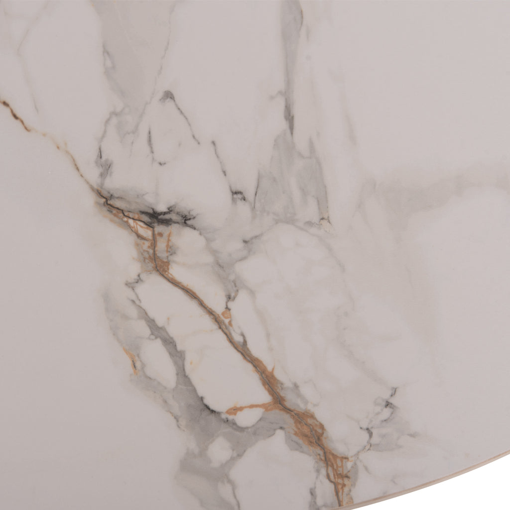 ΣΕΤ ΤΡΑΠΕΖΑΡΙΑΣ 7ΤΜΧ MELLOW HM21361 ΚΕΡΑΜΙΚΟ TOP/MDF ΠΟΔΙΑ--PU ΚΑΦΕ/ΜΕΤΑΛ.ΠΟΔΙΑ