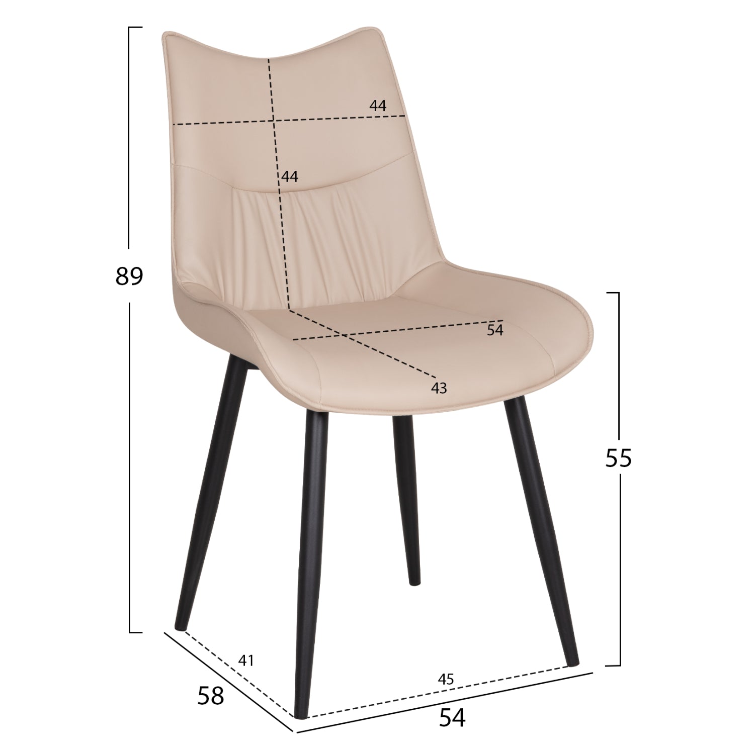ΣΕΤ ΤΡΑΠΕΖΑΡΙΑΣ 7ΤΜΧ ISKA HM21363 ΚΕΡΑΜΙΚΟ TOP/ΜΕΤΑΛ. ΠΟΔΙΑ--PU ΜΠΕΖ/ΜΕΤΑΛ.ΠΟΔΙΑ