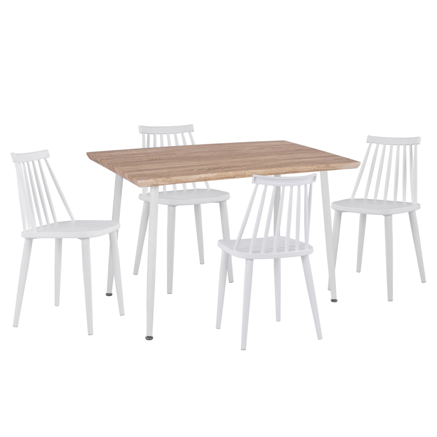 ΣΕΤ ΤΡΑΠΕΖΑΡΙΑΣ ΕΣ.ΧΩΡΟΥ 5ΤΜΧ PALOMA HM11389 ΛΕΥΚΟ-SONAMA MDF TOP