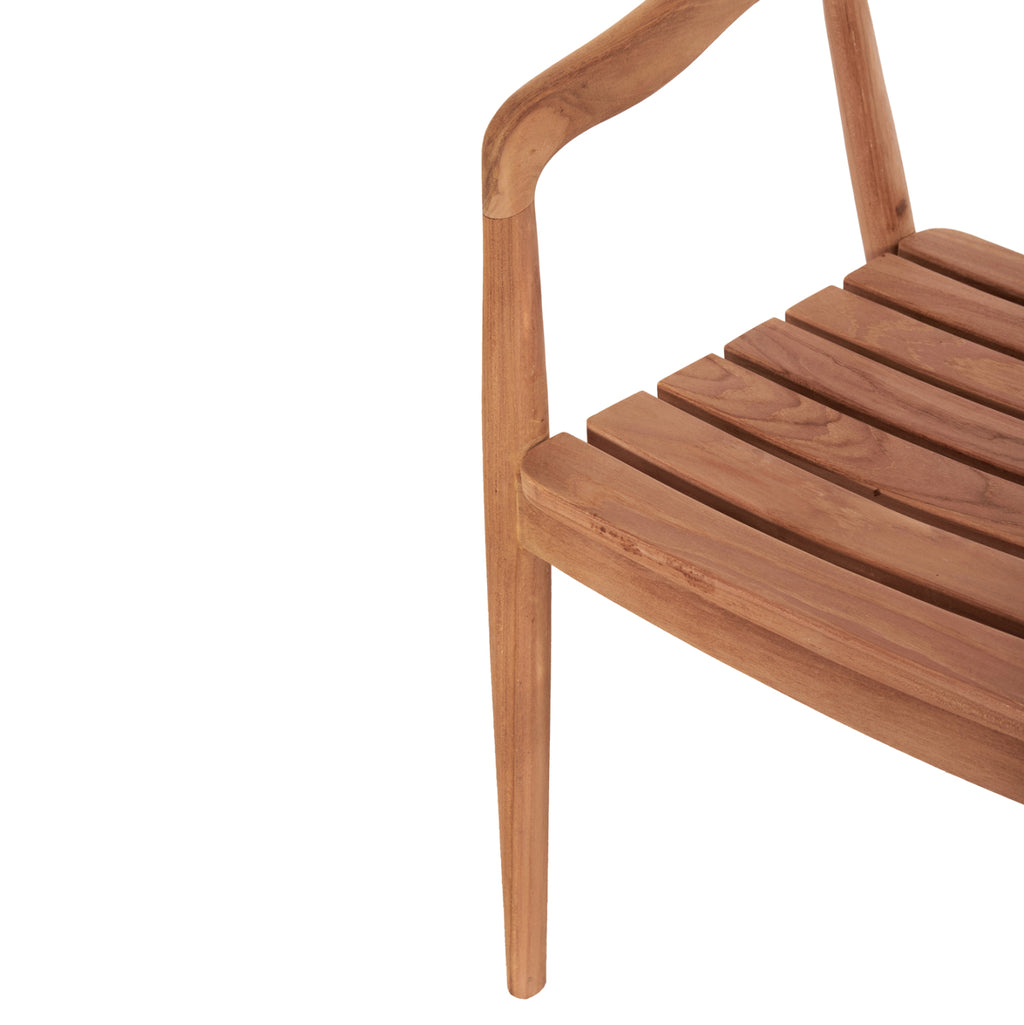 ΣΕΤ ΤΡΑΠΕΖΑΡΙΑΣ ΕΞ.ΧΩΡΟΥ 5ΤΜΧ EBENIZER HM10915 ΞΥΛΟ TEAK ΣΕ ΦΥΣΙΚΟ