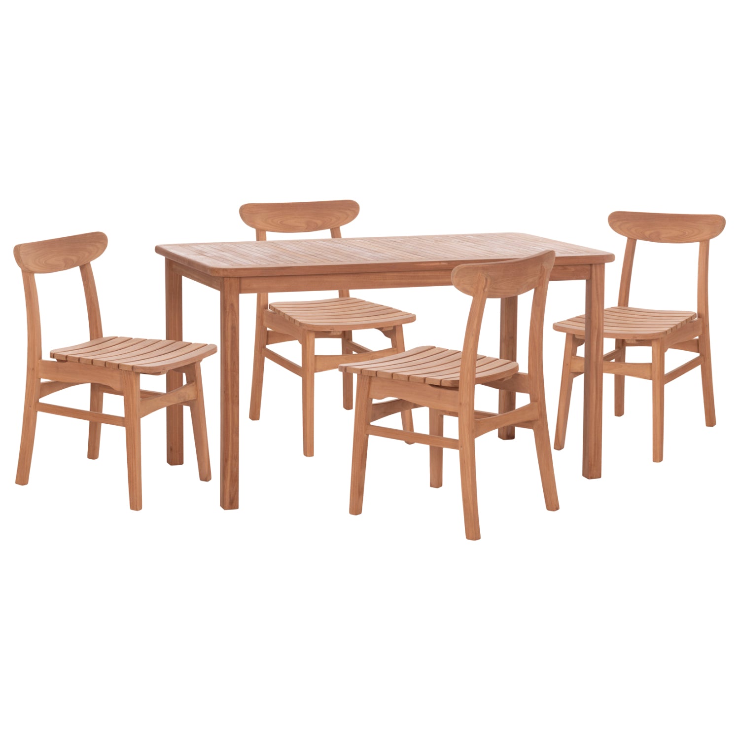 ΣΕΤ ΤΡΑΠΕΖΑΡΙΑΣ ΕΞ.ΧΩΡΟΥ 5ΤΜΧ ROBBIE ΗΜ10926 ΞΥΛΟ TEAK ΣΕ ΦΥΣΙΚΟ