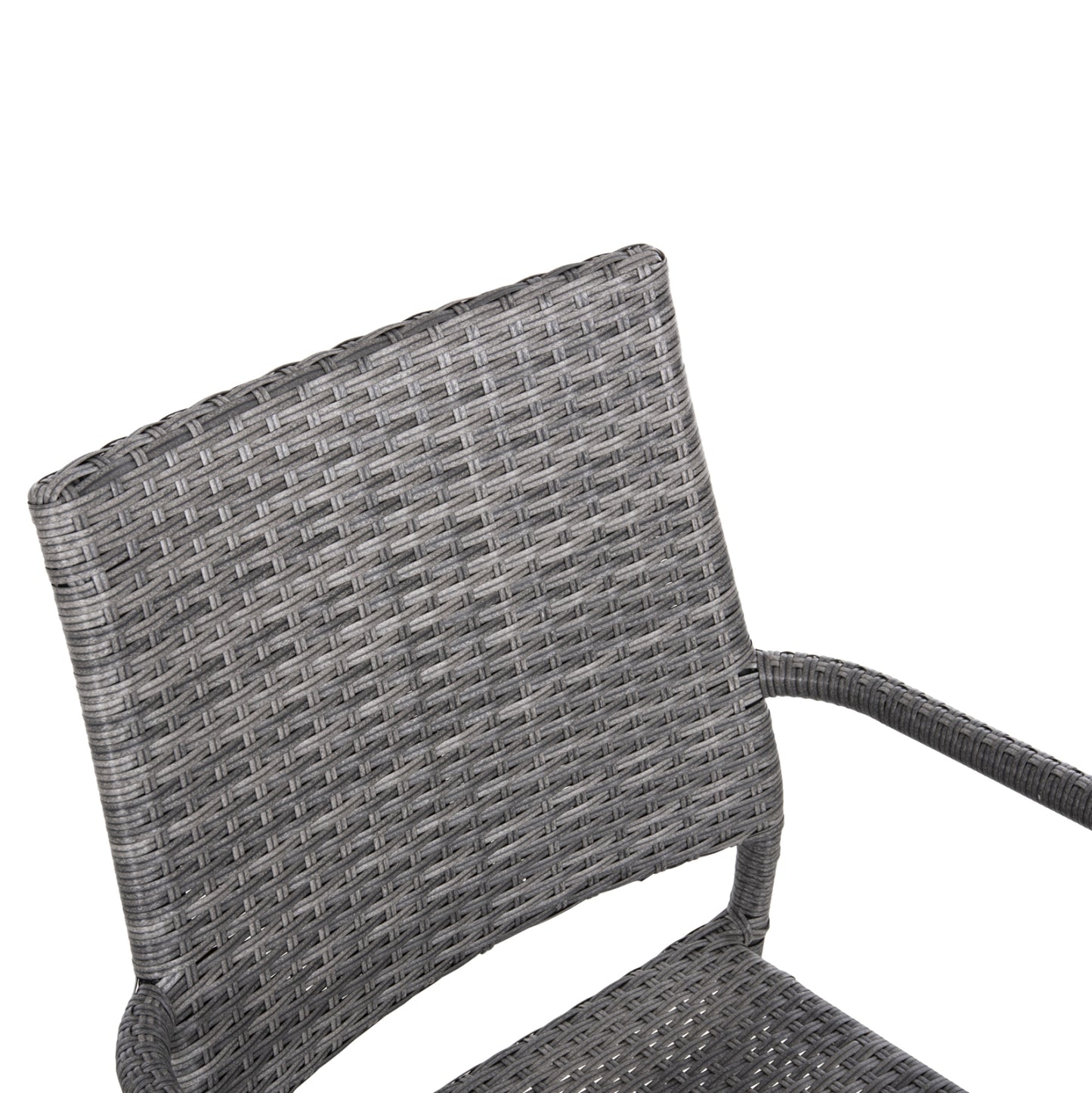ΣΕΤ ΤΡΑΠΕΖΑΡΙΑΣ ΕΞ.ΧΩΡΟΥ 5ΤΜΧ MORNER HM21008 ΜΕΤΑΛΛΟ & WICKER ΣΕ ΓΚΡΙ