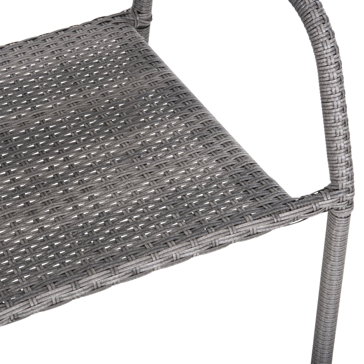 ΣΕΤ ΤΡΑΠΕΖΑΡΙΑΣ ΕΞ.ΧΩΡΟΥ 5ΤΜΧ MORNER HM21008 ΜΕΤΑΛΛΟ & WICKER ΣΕ ΓΚΡΙ