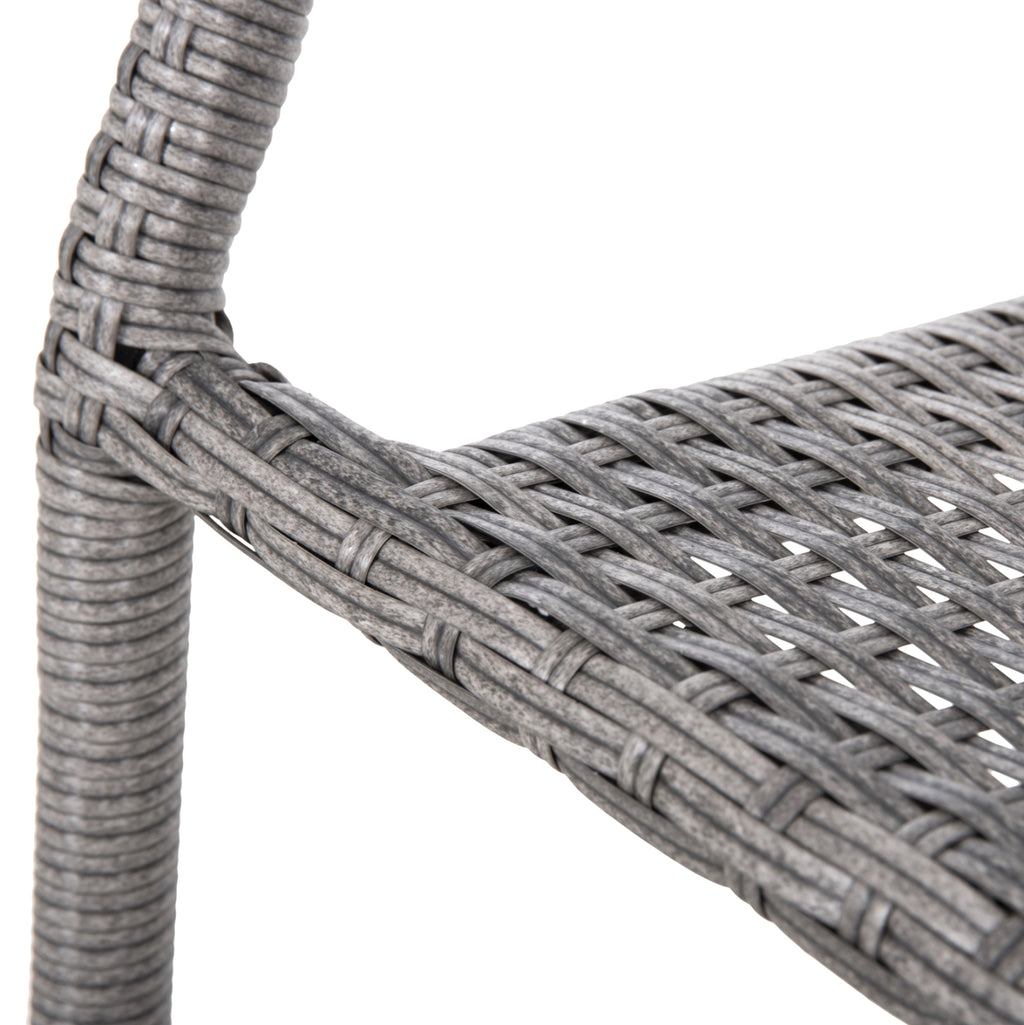 ΣΕΤ ΤΡΑΠΕΖΑΡΙΑΣ ΕΞ.ΧΩΡΟΥ 5ΤΜΧ MORNER HM21008 ΜΕΤΑΛΛΟ & WICKER ΣΕ ΓΚΡΙ