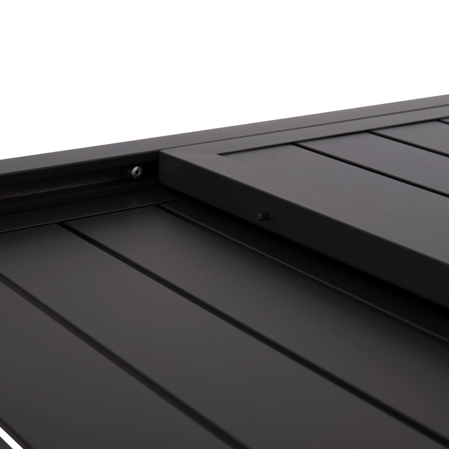 ΣΕΤ ΤΡΑΠΕΖΑΡΙΑΣ ΕΞ.ΧΩΡΟΥ 7ΤΜΧ KRUM HM21156 ΣΚΟΥΡΟ ΓΚΡΙ ΑΛΟΥΜΙΝΙΟ & P.Ε.ΣΧΟΙΝΙ