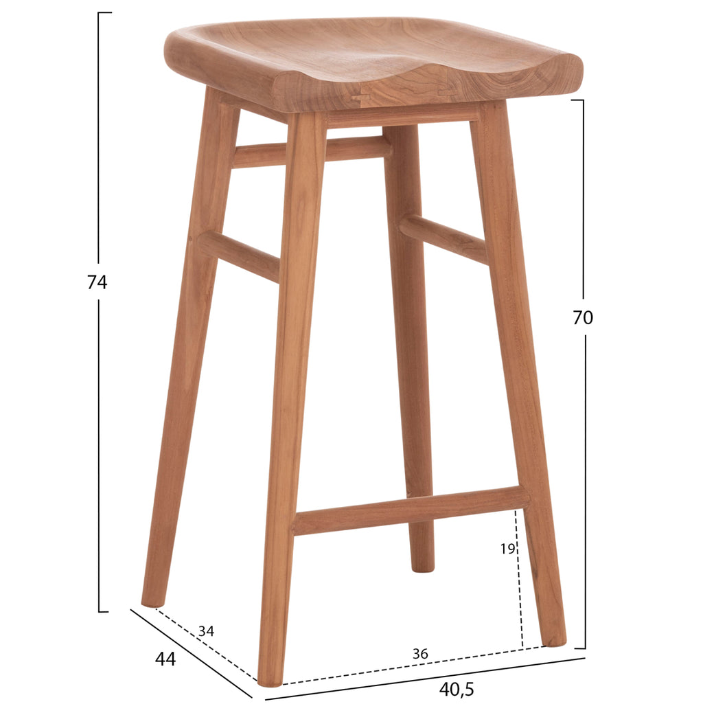 ΣΕΤ ΤΡΑΠΕΖΙ ΜΕ 2 ΣΚΑΜΠΟ ΜΠΑΡ BOLMAR HM10917 ΞΥΛΟ TEAK ΣΕ ΦΥΣΙΚΟ ΧΡΩΜΑ