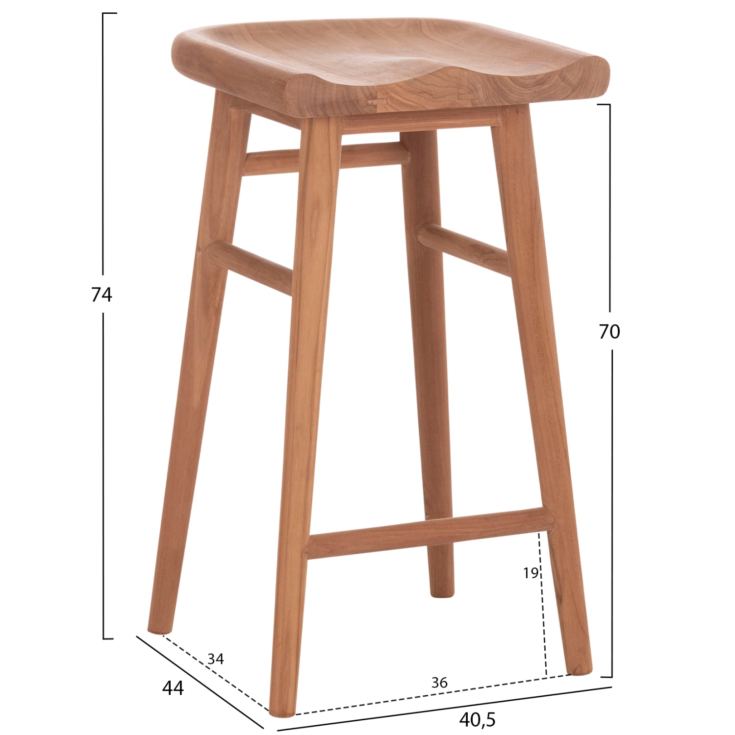 ΣΕΤ ΤΡΑΠΕΖΙ ΜΕ 2 ΣΚΑΜΠΟ ΜΠΑΡ BOLMAR HM10917 ΞΥΛΟ TEAK ΣΕ ΦΥΣΙΚΟ ΧΡΩΜΑ