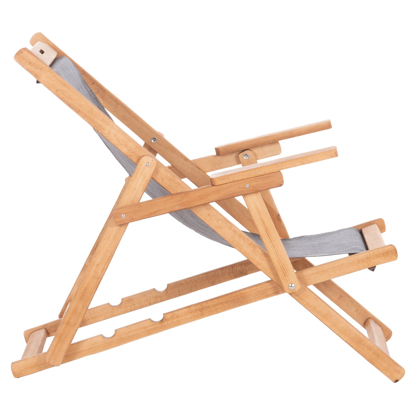 ΣΕΖΛΟΝΓΚ ΜΕ ΜΠΡΑΤΣΑ ΛΗΜΝΟΣ & PVC ΓΚΡΙ HM11708.10T ΞΥΛΟ ΟΞΙΑΣ ΚΑΡΥΔΙ 62.5x97x105Υεκ