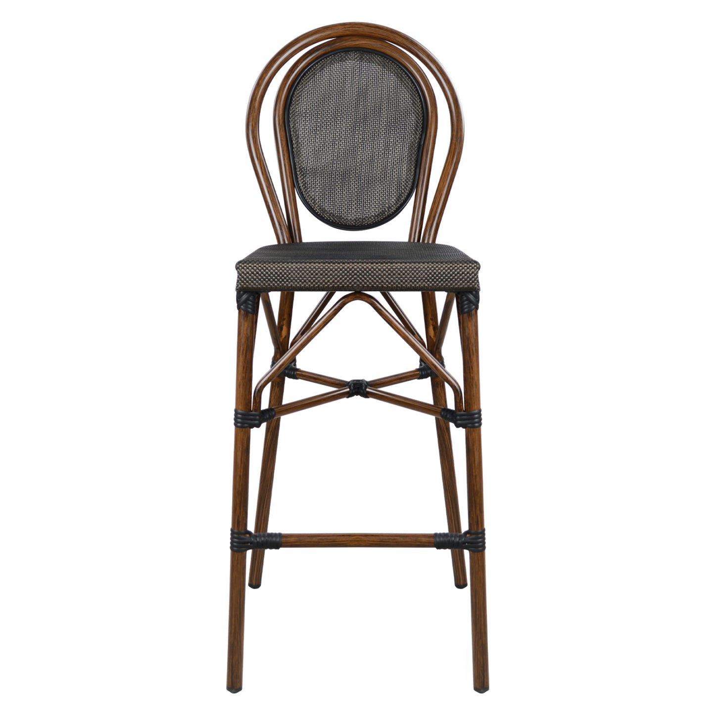 ΣΚΑΜΠΟ ΑΛΟΥΜΙΝΙΟΥ AZARIA HM5059 BAMBOO LOOK ΚΑΦΕ ΜΕ TEXTLINE 44x52x115Υεκ