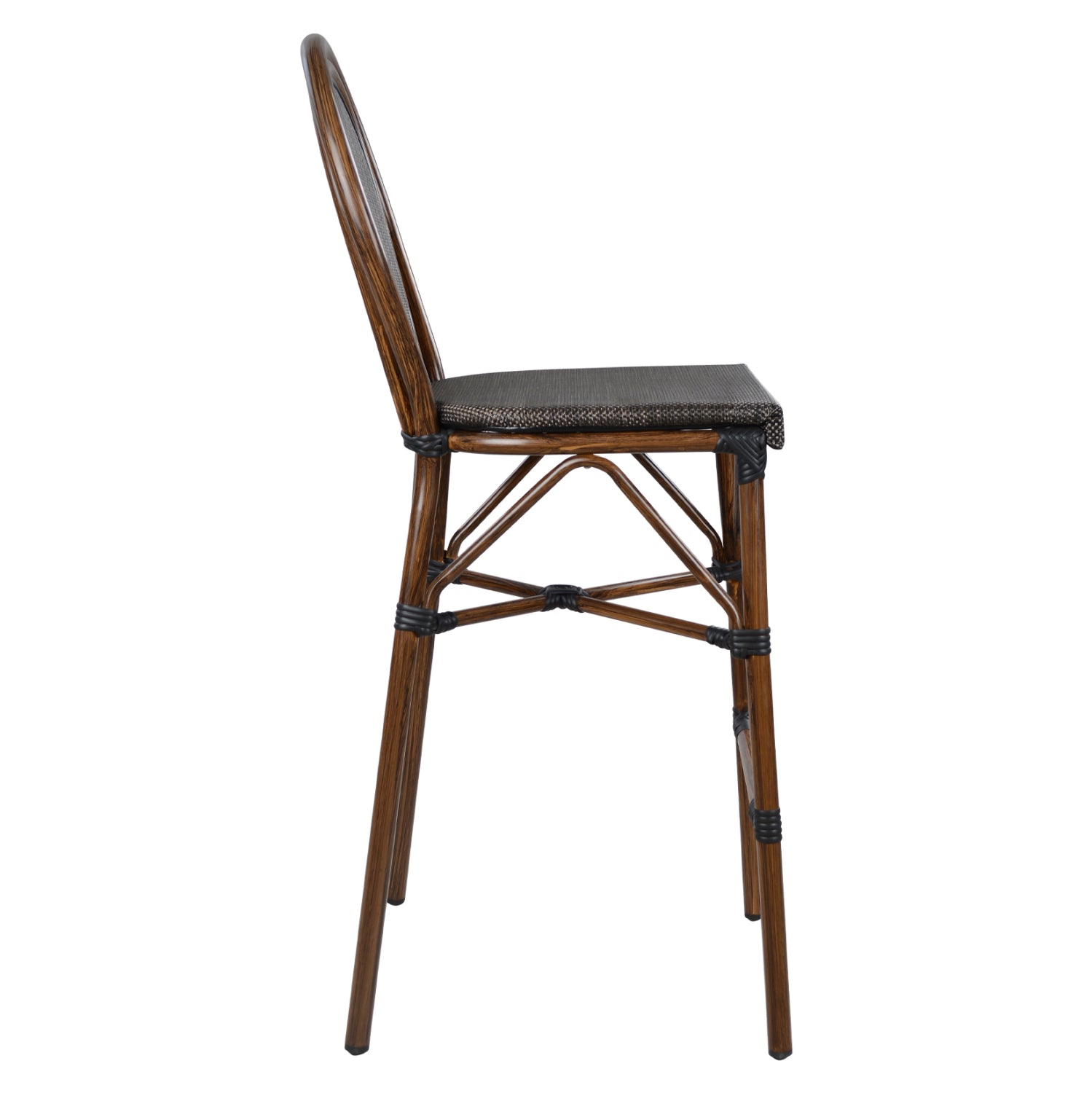 ΣΚΑΜΠΟ ΑΛΟΥΜΙΝΙΟΥ AZARIA HM5059 BAMBOO LOOK ΚΑΦΕ ΜΕ TEXTLINE 44x52x115Υεκ