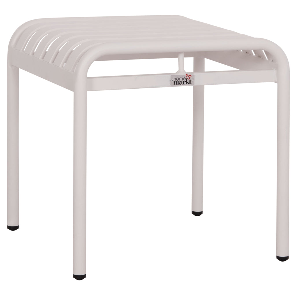 ΣΚΑΜΠΟ ΑΛΟΥΜΙΝΙΟΥ RACHEL HM6340.02 ΛΕΥΚΟ 45x45x46Υεκ.
