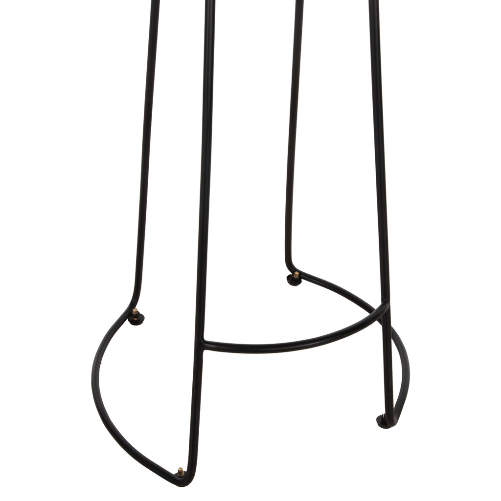 ΣΚΑΜΠΟ BAR ELEANOR HM8363.11 ΜΑΣΙΦ ΞΥΛΟ ΑΚΑΚΙΑΣ-ΜΕΤΑΛΛΟ 50x43x78Υεκ.