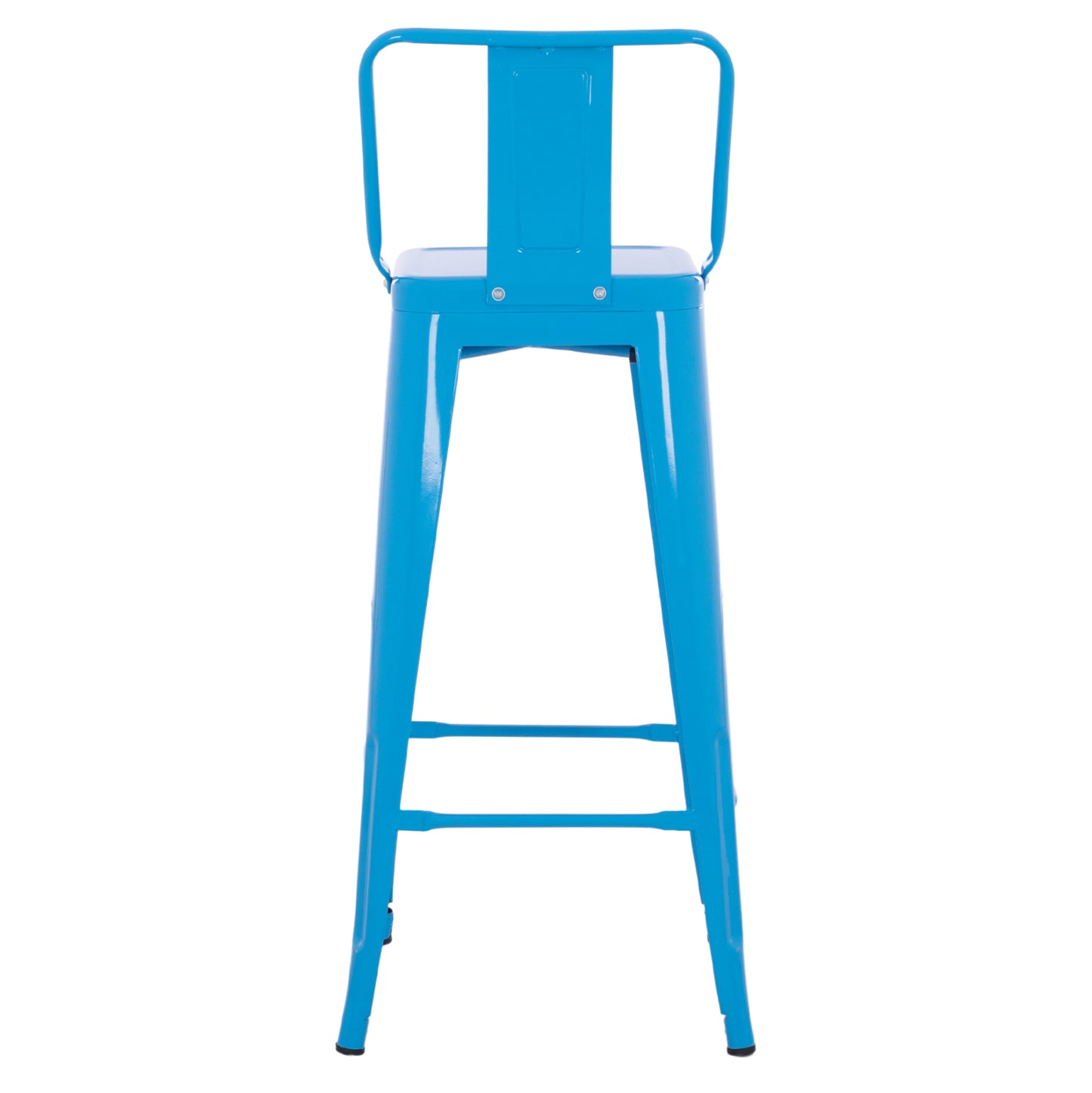 ΣΚΑΜΠΟ BAR-PRO ME ΠΛΑΤΗ ΜΕΤΑΛΛΙΚΟ MELITA HM8643.48 ΜΠΛΕ 42x42x100Υεκ.