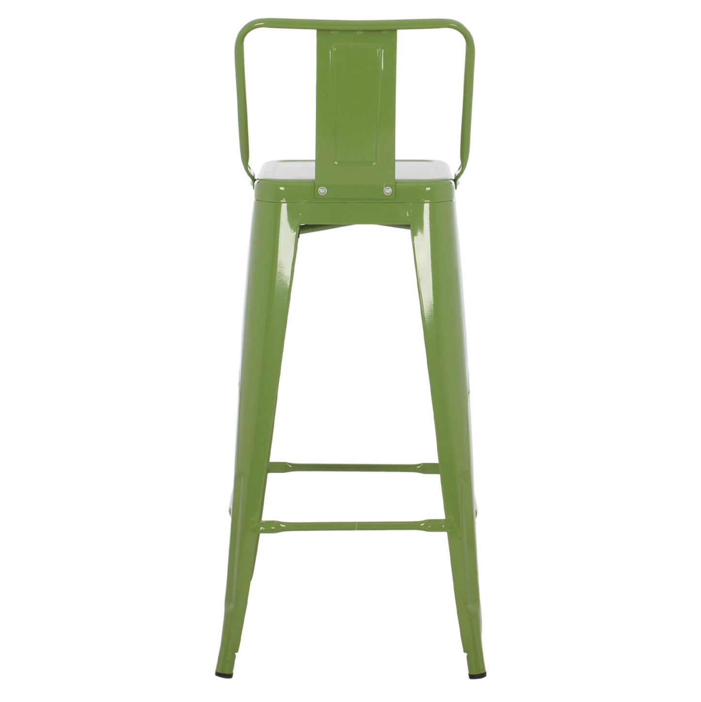 ΣΚΑΜΠΟ BAR ΜΕΤΑΛΛΙΚΟ MELITA ME ΠΛΑΤΗ ΣΕ LIGHT OLIVE GREEN HM8643.13 43Χ43Χ100Yεκ.
