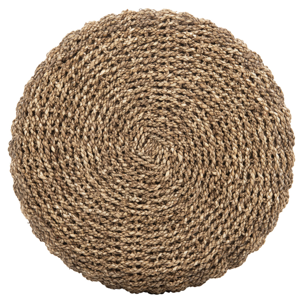ΣΚΑΜΠΟ BEAM HM7827 ΞΥΛΟ ΤΕΑΚ ΚΑΙ SEAGRASS ΣΕ ΦΥΣΙΚΟ & ΜΑΥΡΟ Φ43x45Yεκ.