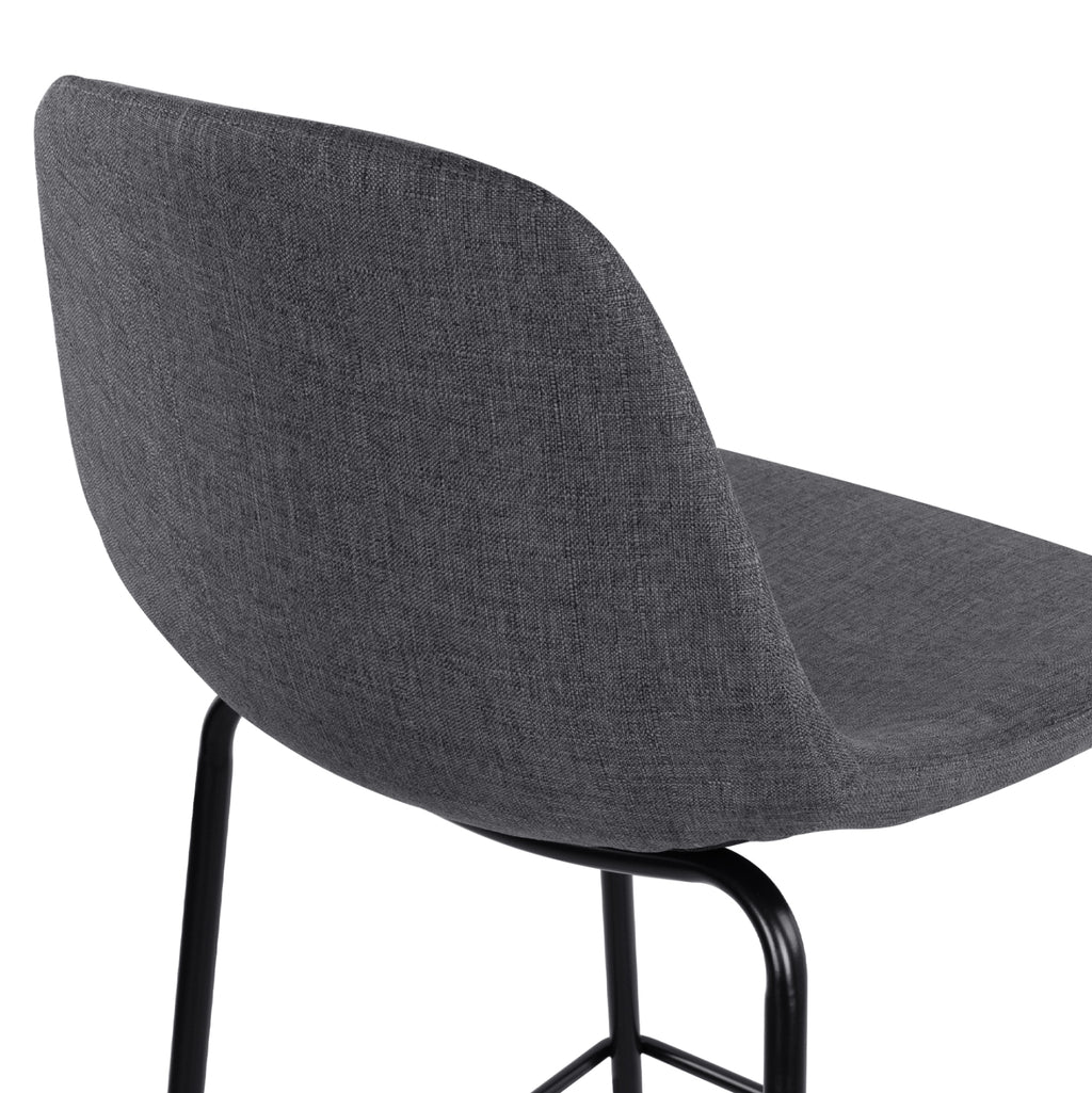 ΣΚΑΜΠΟ VINCENT HM9298.10 ΜΕΣΑΙΟΥ ΥΨΟΥΣ ΓΚΡΙ  ΜΕ ΜΕΤΑΛΛΙΚΑ ΠΟΔΙΑ 47x51x96 εκ.
