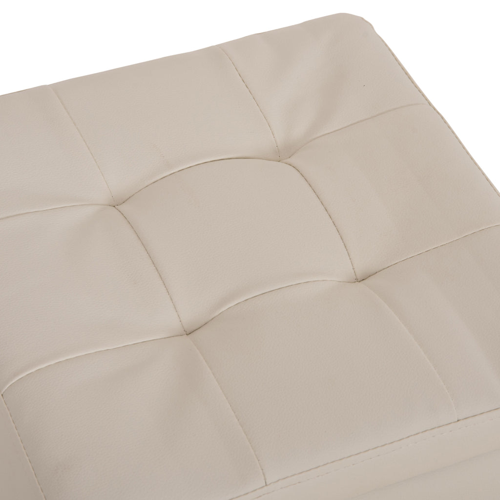 ΣΚΑΜΠΟ PRO CUBE HM224.02 PU ΜΕ ΑΠΟΘΗΚΕΥΤΙΚΟ ΧΩΡΟ- ΛΕΥΚΟ 38x38x36,5Υεκ.