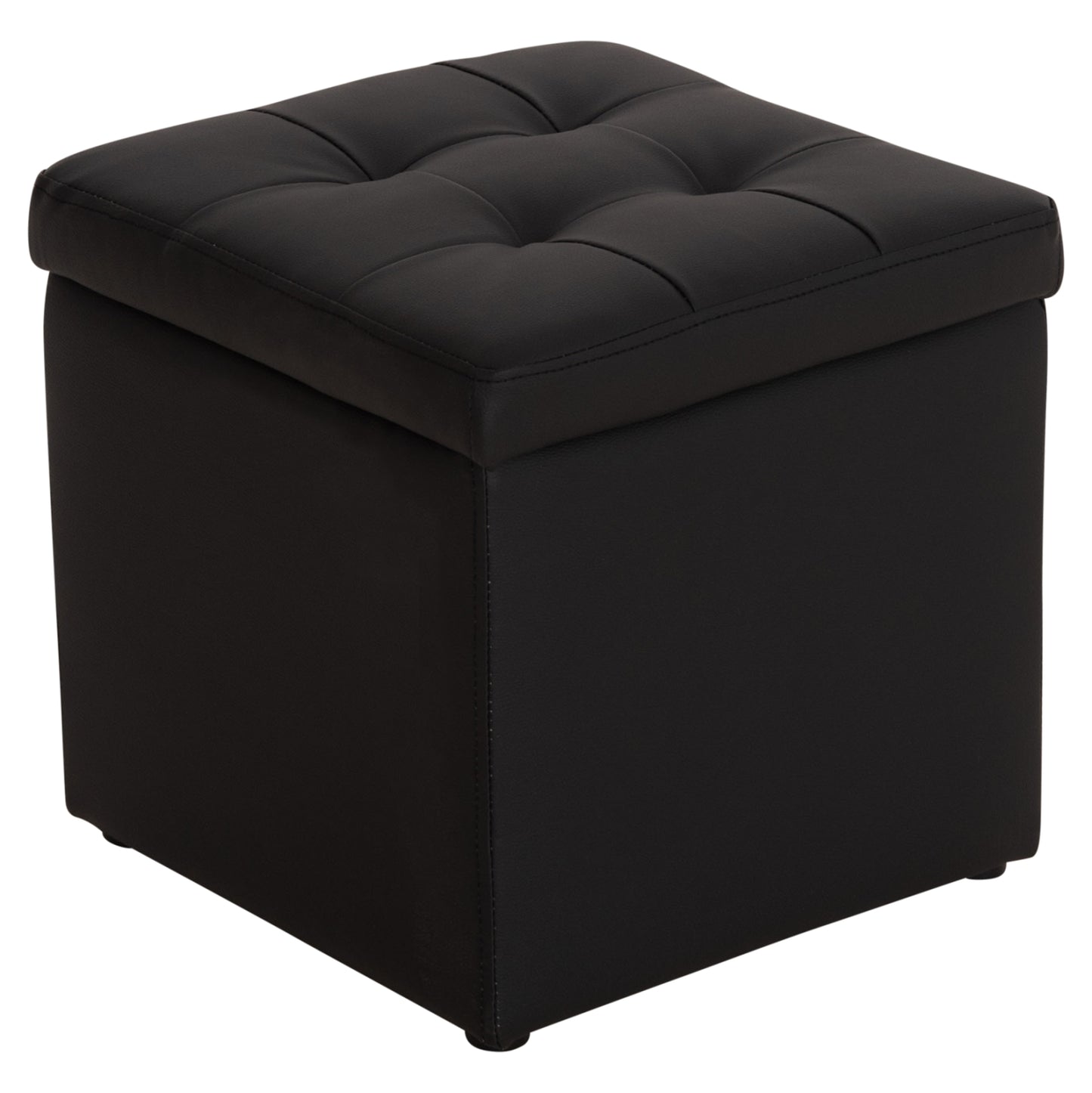 ΣΚΑΜΠΩ ΜΕ ΑΠΟΘΗΚΕΥΤΙΚΟ ΧΩΡΟ PU ΜΑΥΡΟ CUBE HM224.01 38x38x36.5Υεκ.
