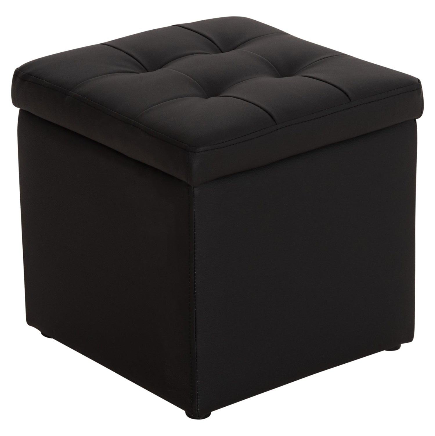 ΣΚΑΜΠΩ ΜΕ ΑΠΟΘΗΚΕΥΤΙΚΟ ΧΩΡΟ PU ΜΑΥΡΟ CUBE HM224.01 38x38x36.5Υεκ.