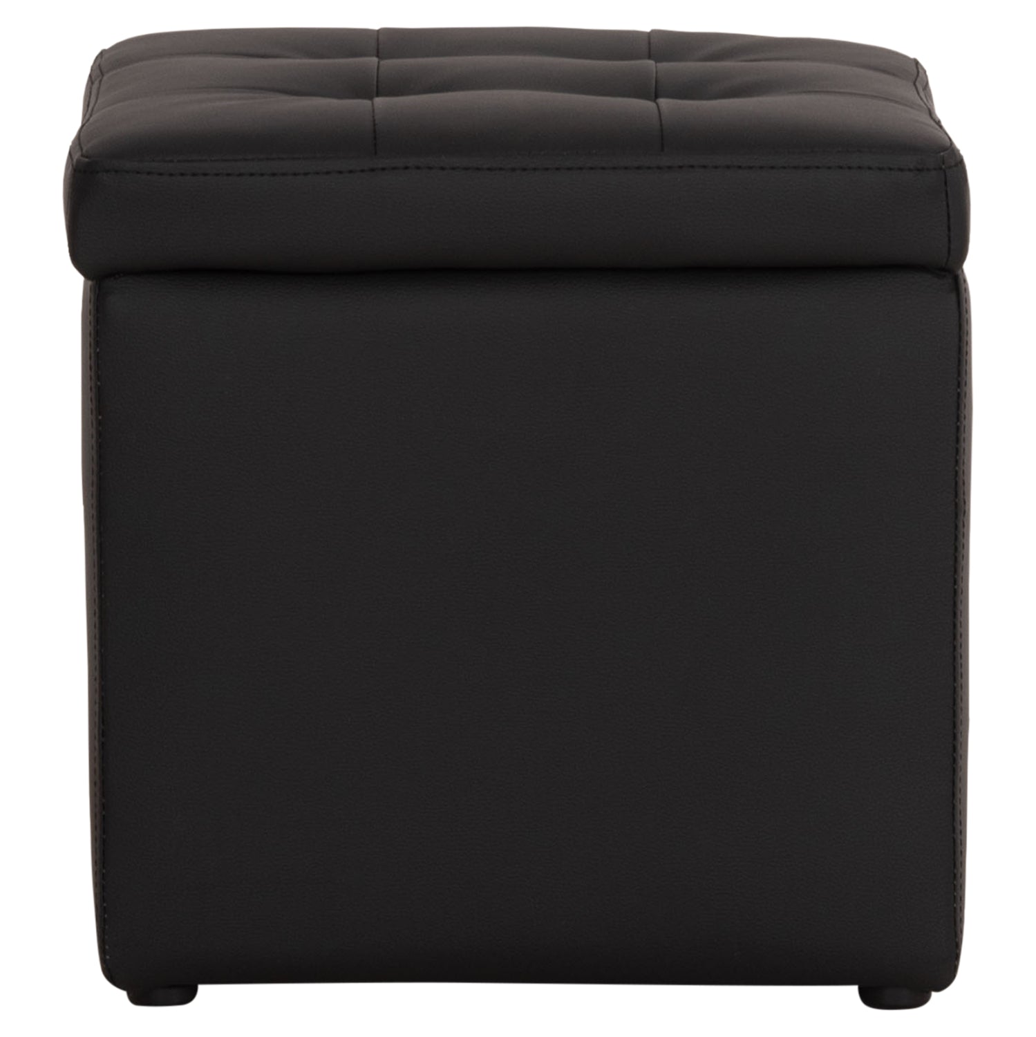 ΣΚΑΜΠΩ ΜΕ ΑΠΟΘΗΚΕΥΤΙΚΟ ΧΩΡΟ PU ΜΑΥΡΟ CUBE HM224.01 38x38x36.5Υεκ.