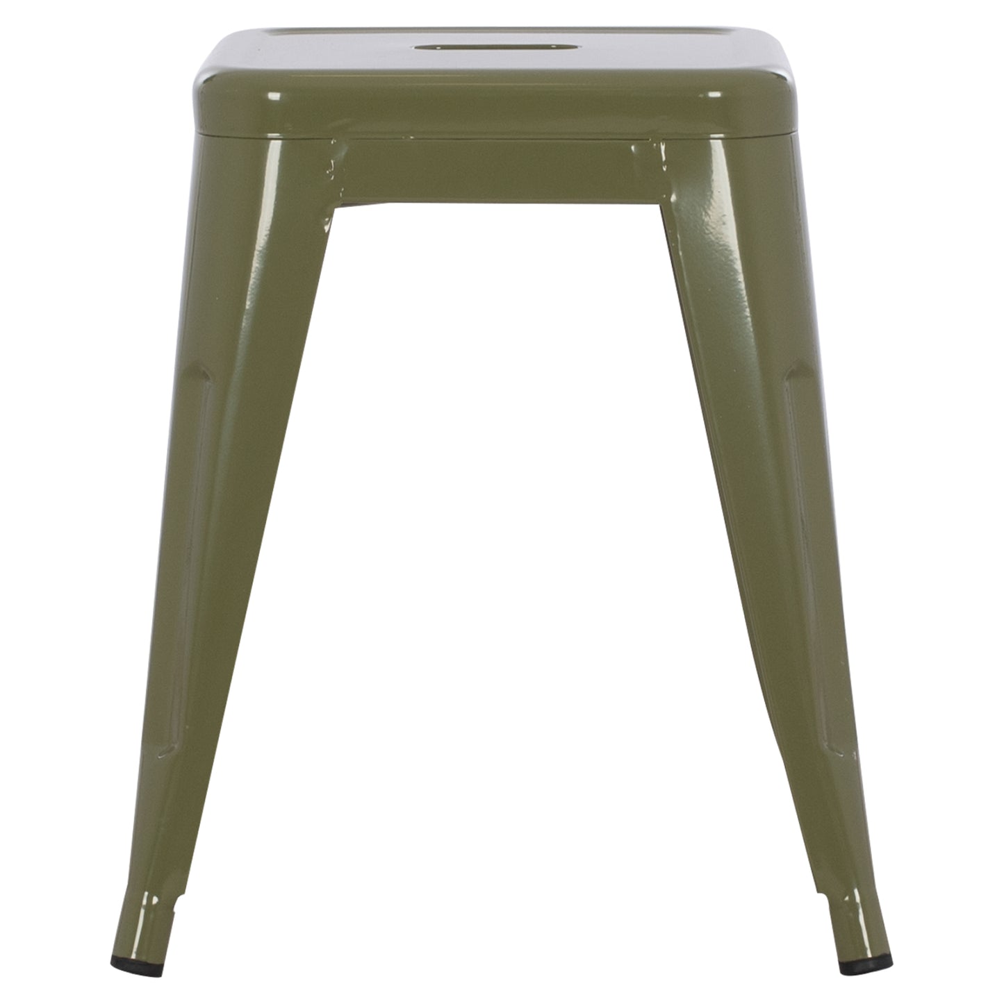 ΣΚΑΜΠΟ ΜΕΤΑΛΛΙΚΟ MELITA HM0096.43 ΣΕ DARK OLIVE ΧΡΩΜΑ 37x37x45Υεκ.