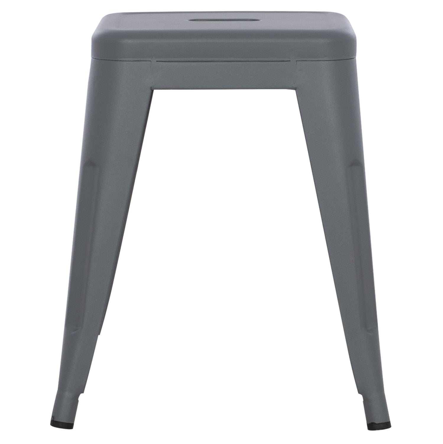 ΣΚΑΜΠΟ ΜΕΤΑΛΛΙΚΟ MELITA HM0096.50 ΣΕ ΓΚΡΙ ΜΑΤ ΧΡΩΜΑ 37x37x45Υεκ.