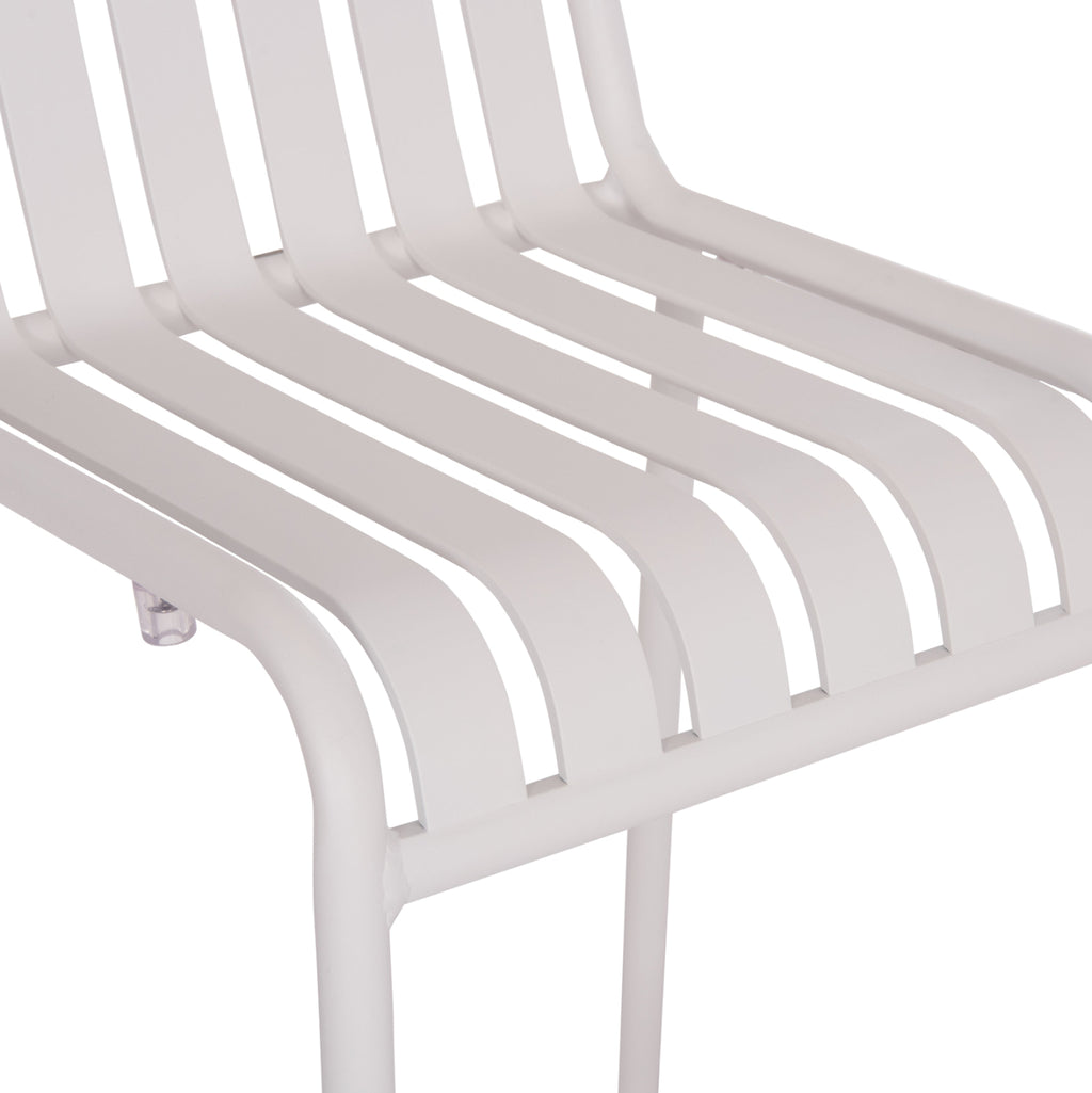 ΣΚΑΜΠΟ ΜΠΑΡ ΑΛΟΥΜΙΝΙΟΥ RACHEL HM6341.02 ΛΕΥΚΟ 47x56,5x98,5Υεκ.