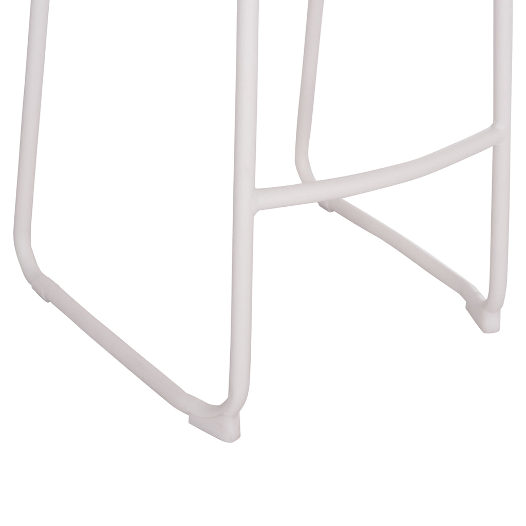 ΣΚΑΜΠΟ ΜΠΑΡ ΑΛΟΥΜΙΝΙΟΥ RACHEL HM6341.02 ΛΕΥΚΟ 47x56,5x98,5Υεκ.