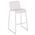 ΣΚΑΜΠΟ ΜΠΑΡ ΑΛΟΥΜΙΝΙΟΥ RACHEL HM6341.02 ΛΕΥΚΟ 47x56,5x98,5Υεκ.