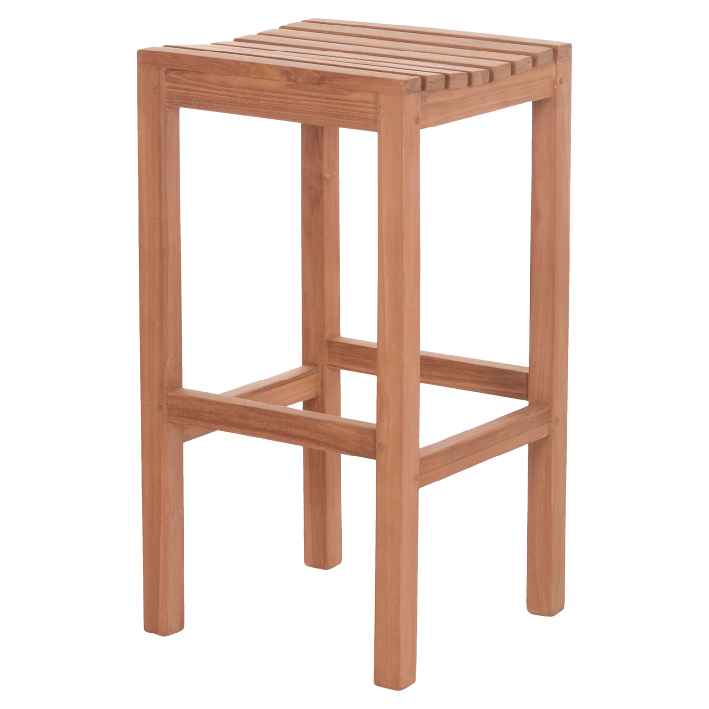 ΣΚΑΜΠΟ ΜΠΑΡ NIKOL HM18109 ΞΥΛΟ ΤΕΑΚ ΣΕ ΦΥΣΙΚΟ 40x40x77Υεκ.