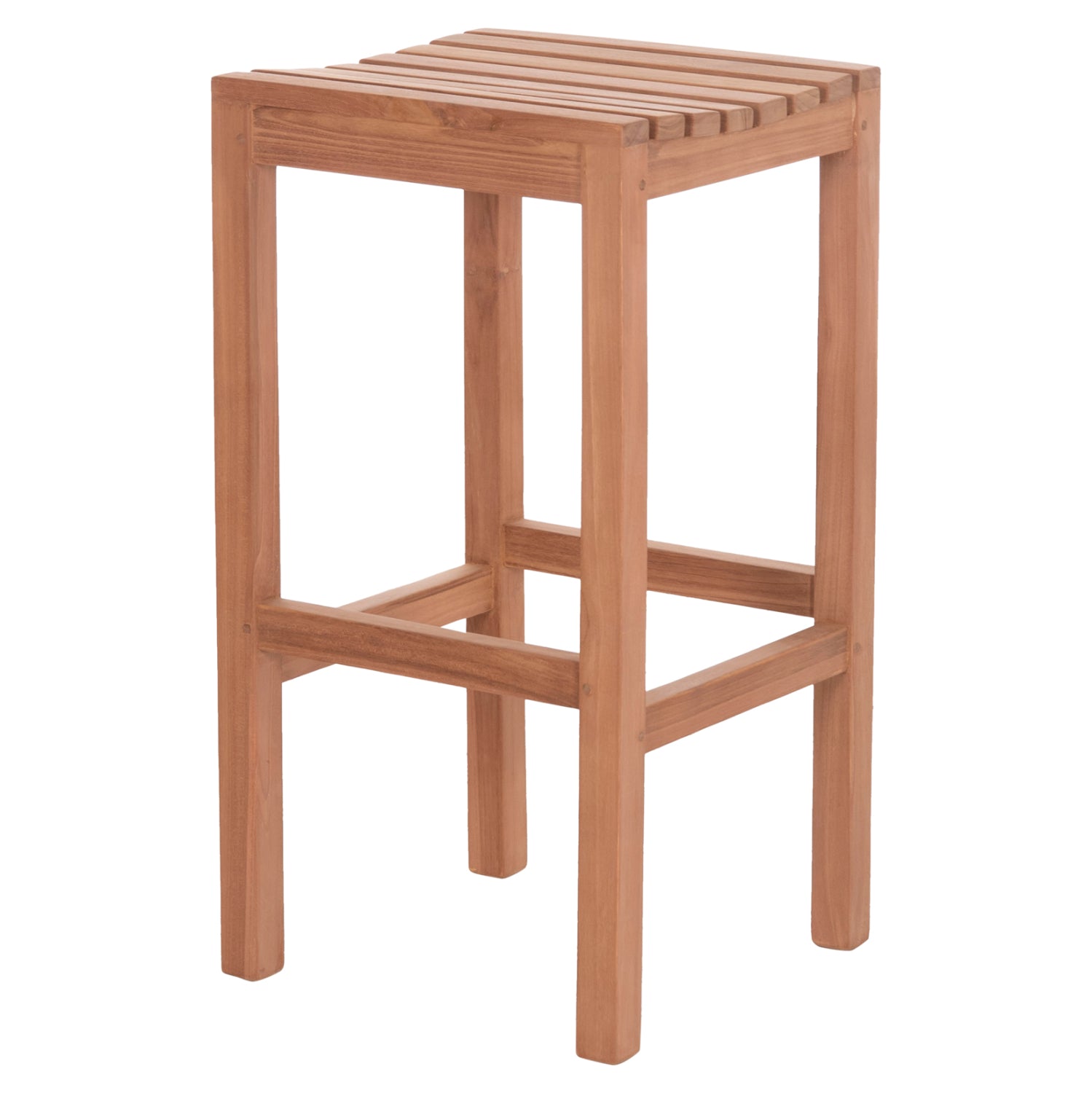 ΣΚΑΜΠΟ ΜΠΑΡ NIKOL HM18109 ΞΥΛΟ ΤΕΑΚ ΣΕ ΦΥΣΙΚΟ 40x40x77Υεκ.