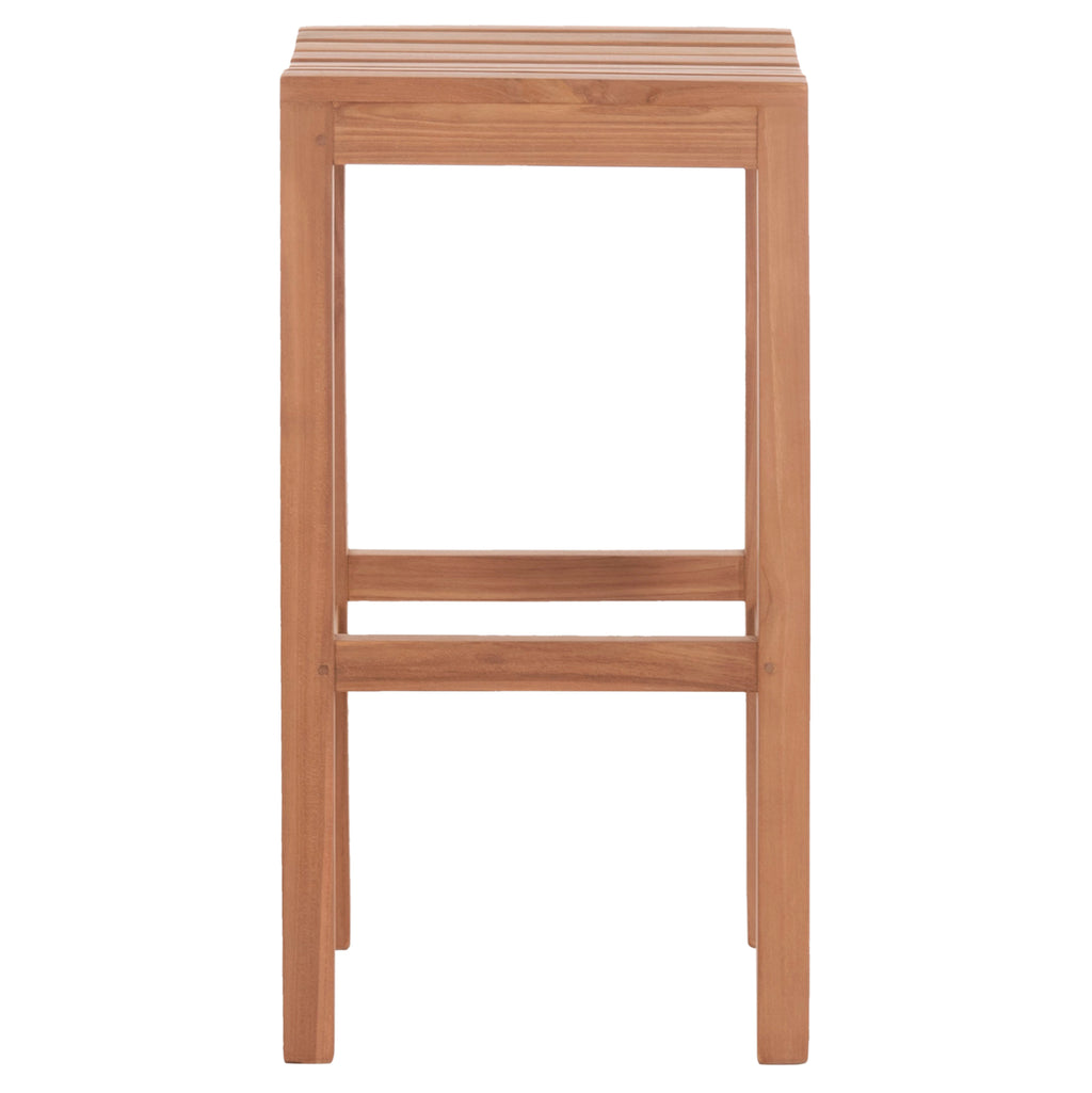 ΣΚΑΜΠΟ ΜΠΑΡ NIKOL HM18109 ΞΥΛΟ ΤΕΑΚ ΣΕ ΦΥΣΙΚΟ 40x40x77Υεκ.