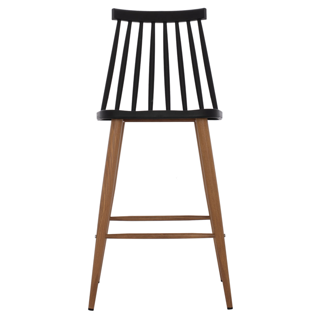 ΣΚΑΜΠΟ ΜΠΑΡ VANESSA ΜΑΥΡΟ ΜΕΣΑΙΟΥ ΥΨΟΥΣ HM9300.02  43x45x97Υεκ.