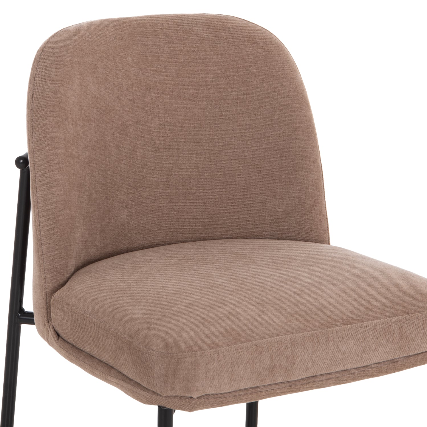 ΣΚΑΜΠΟ ΜΠΑΡ ΜΕΣ.ΥΨΟΥΣ MANIDO HM18427.02 TAUPE ΥΦΑΣΜΑ-ΜΕΤΑΛ.ΜΑΥΡΟΣ ΣΚΕΛΕΤΟΣ 45x55x92Υεκ