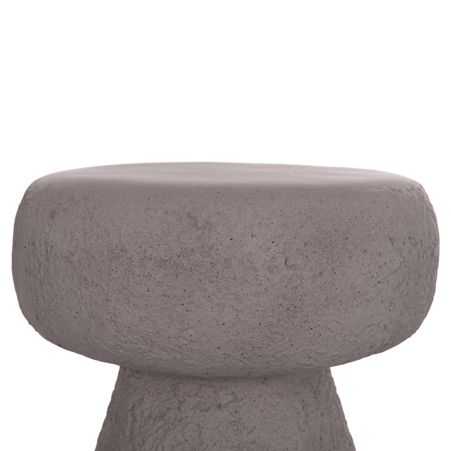 ΣΚΑΜΠΟ ΣΤΡΟΓΓΥΛΟ INTERON HM18171.03 FIBER CEMENT ΣΕ ΓΚΡΙ--Φ34x39Υεκ.