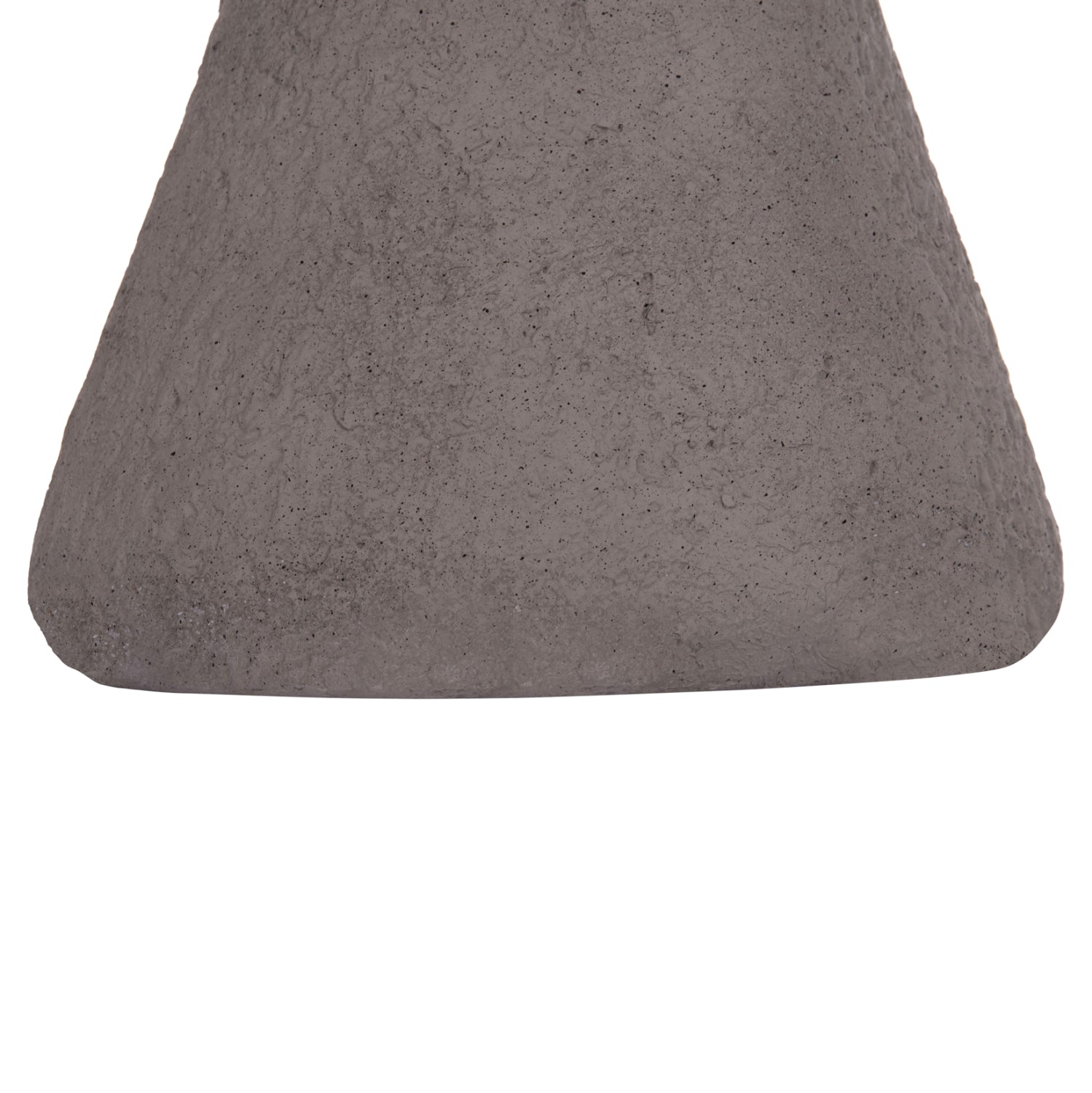 ΣΚΑΜΠΟ ΣΤΡΟΓΓΥΛΟ INTERON HM18171.03 FIBER CEMENT ΣΕ ΓΚΡΙ--Φ34x39Υεκ.