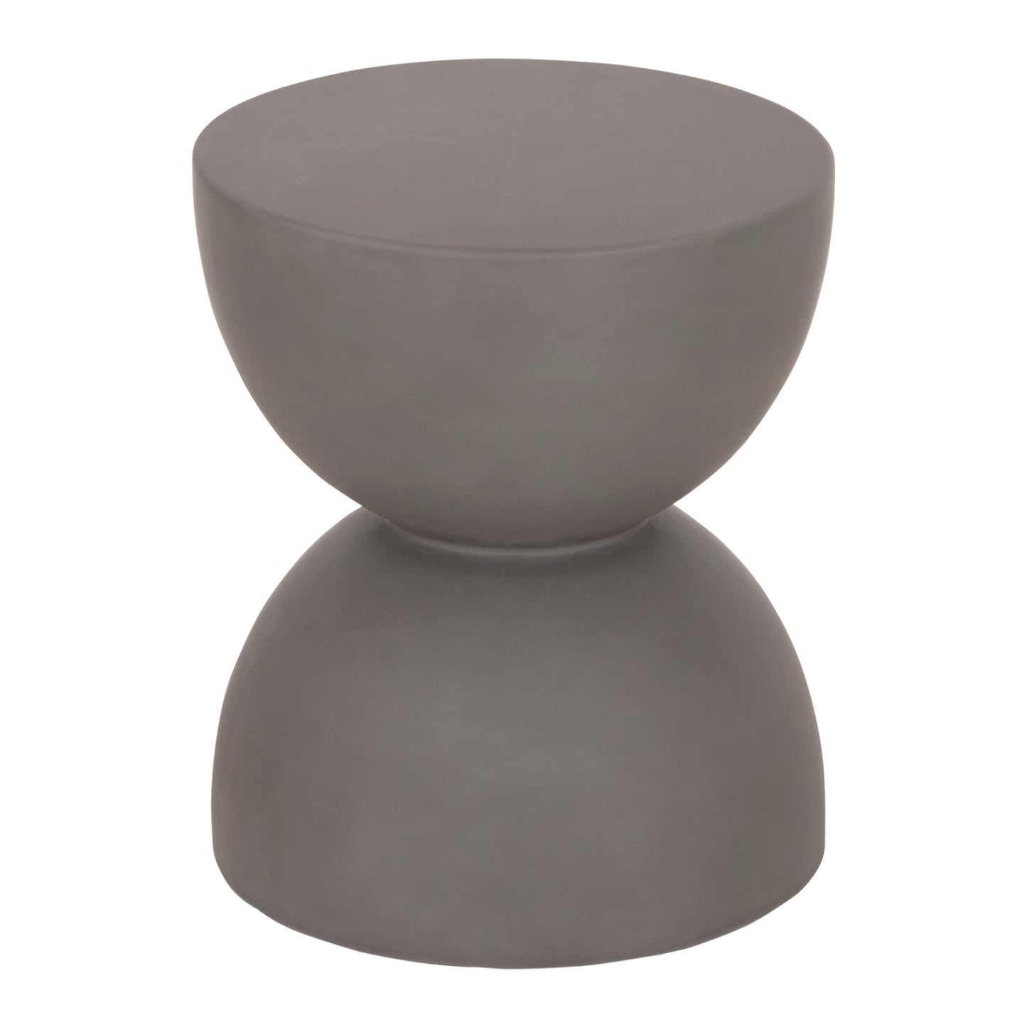 ΣΚΑΜΠΟ ΣΤΡΟΓΓΥΛΟ FIBER CEMENT ZINI HM6580.01 ΣΕ ΓΚΡΙ Φ36x45Υεκ