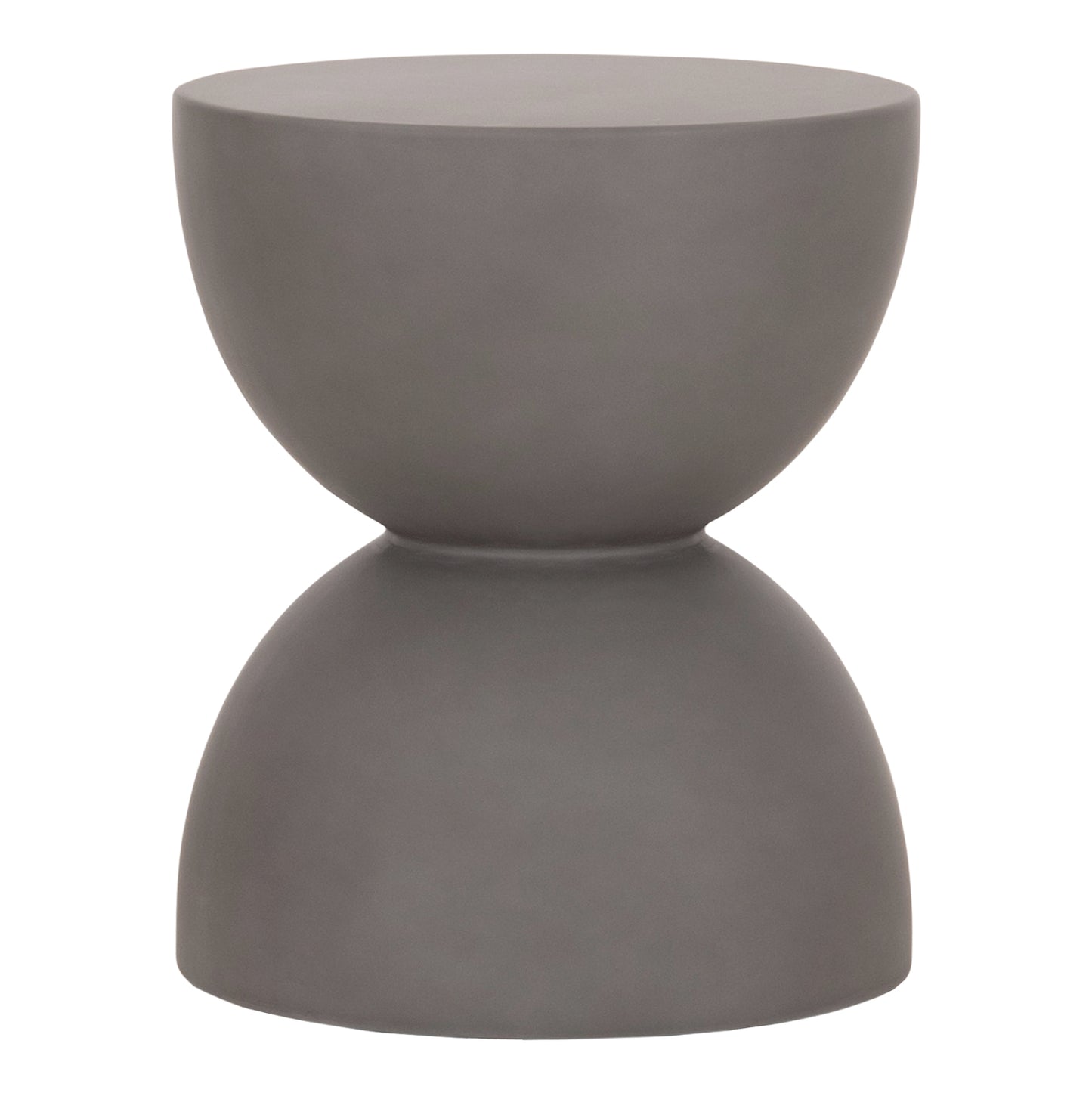 ΣΚΑΜΠΟ ΣΤΡΟΓΓΥΛΟ FIBER CEMENT ZINI HM6580.01 ΣΕ ΓΚΡΙ Φ36x45Υεκ