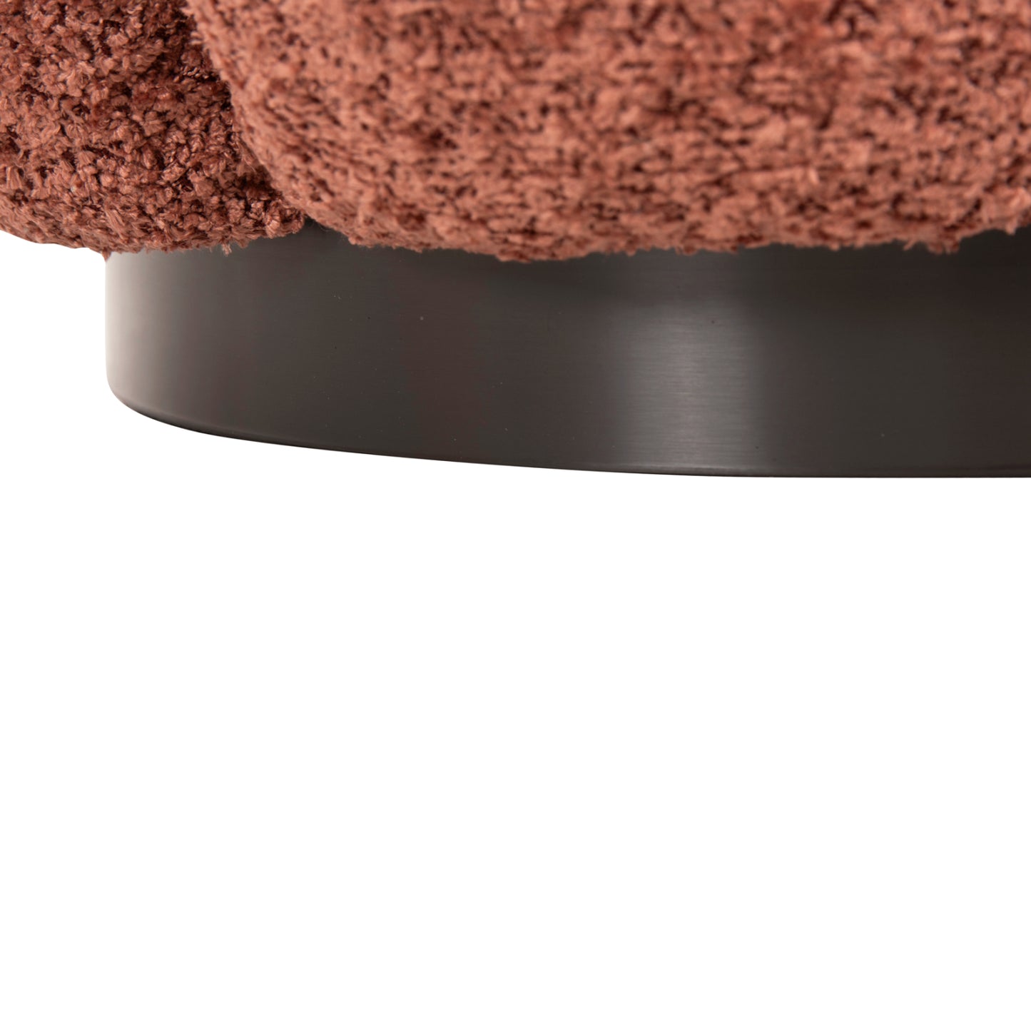 ΣΚΑΜΠΟ ΣΤΡΟΓΓΥΛΟ GRYMM HM9602.02 ΡΟΖ ΜΠΟΥΚΛΕ-ΜΑΥΡΗ ΜΕΤΑΛΛΙΚΗ ΒΑΣΗ Φ60x31Υεκ.
