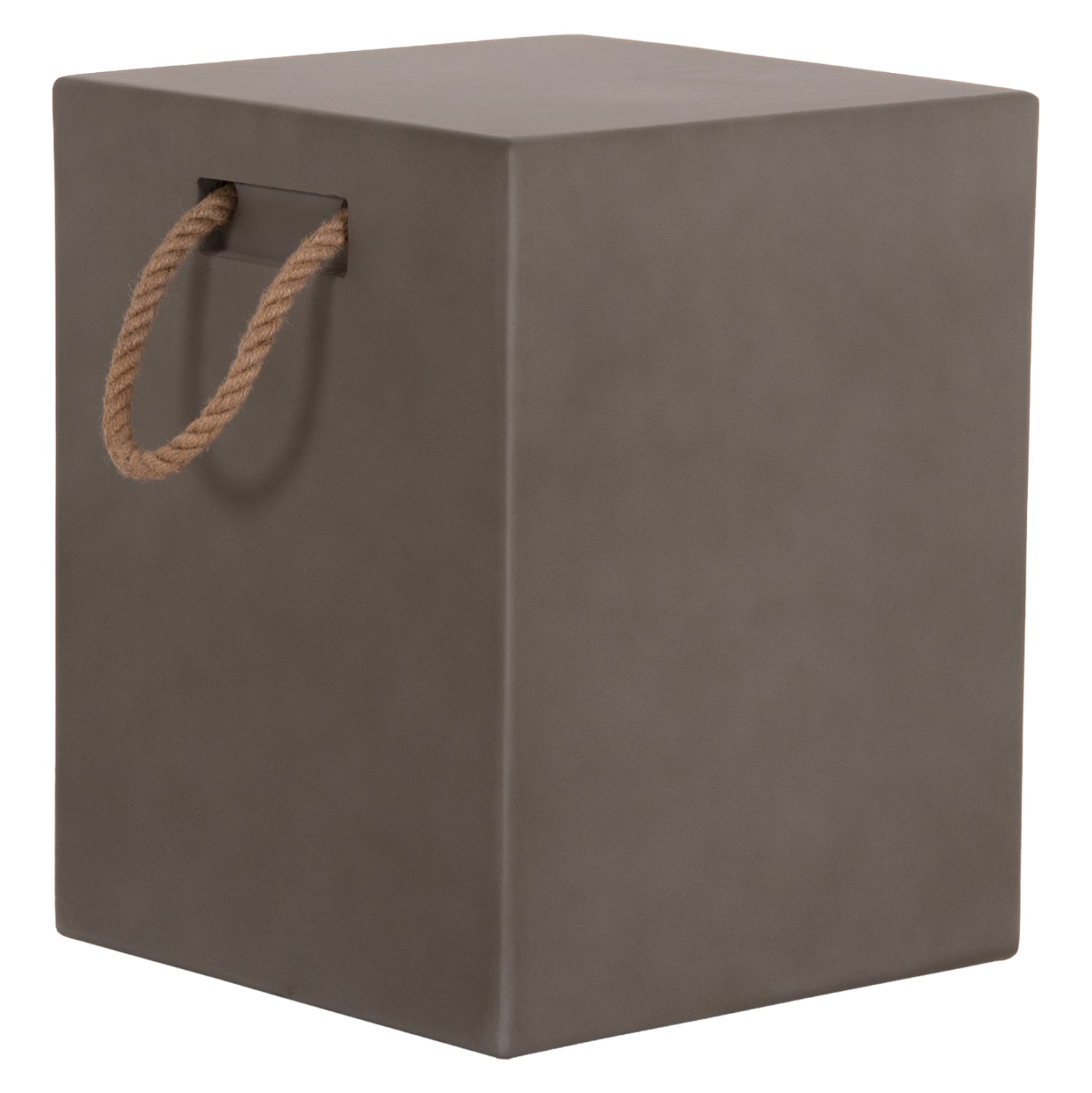 ΣΚΑΜΠΟ ΤΕΤΡΑΓΩΝΟ FIBER CEMENT ΜΕ ΧΕΡΟΥΛΙΑ ZAK HM6581.01 ΣΕ ΓΚΡΙ 36x36x45.5Υεκ